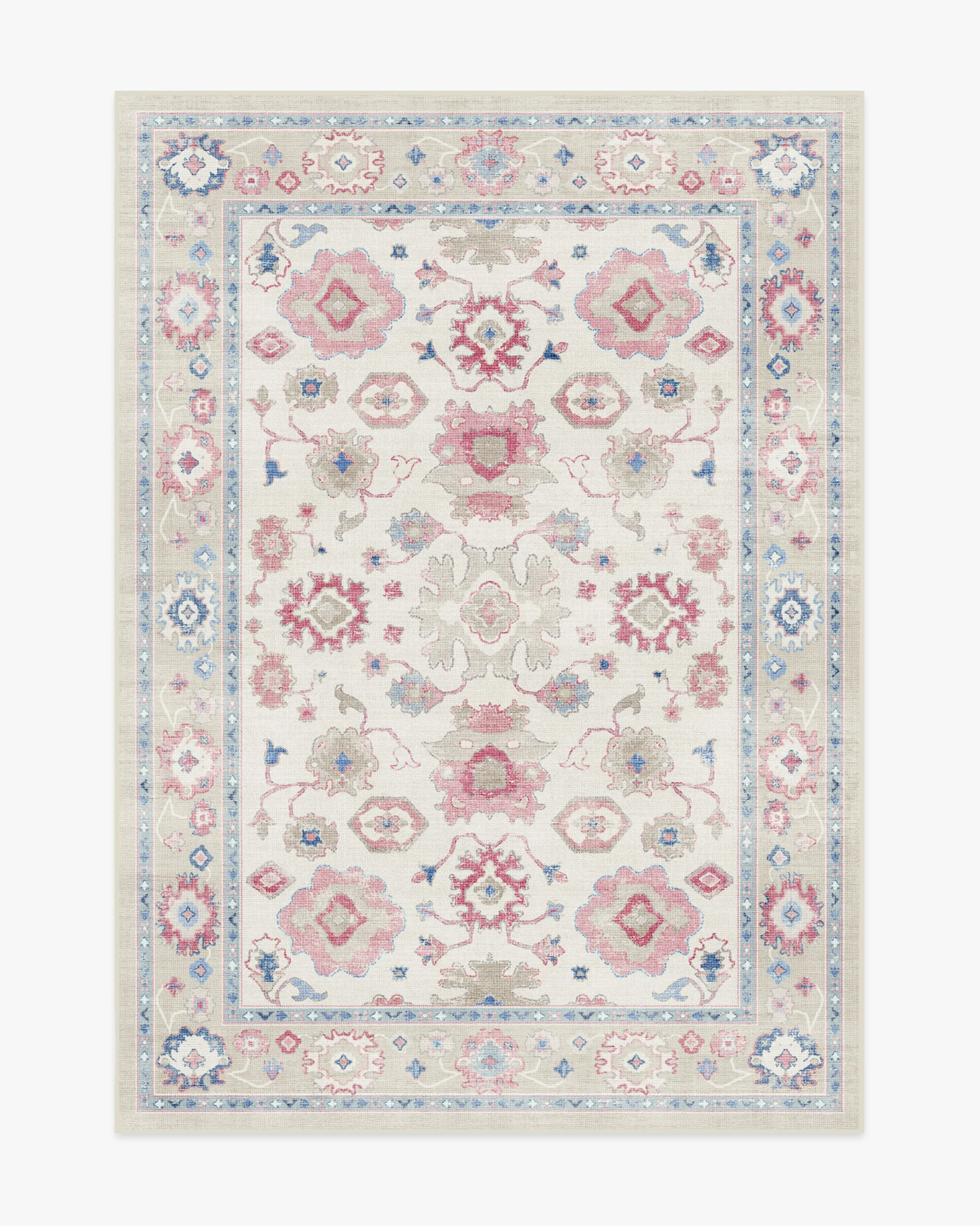 Serena Pink Rug by Mrs. Alice