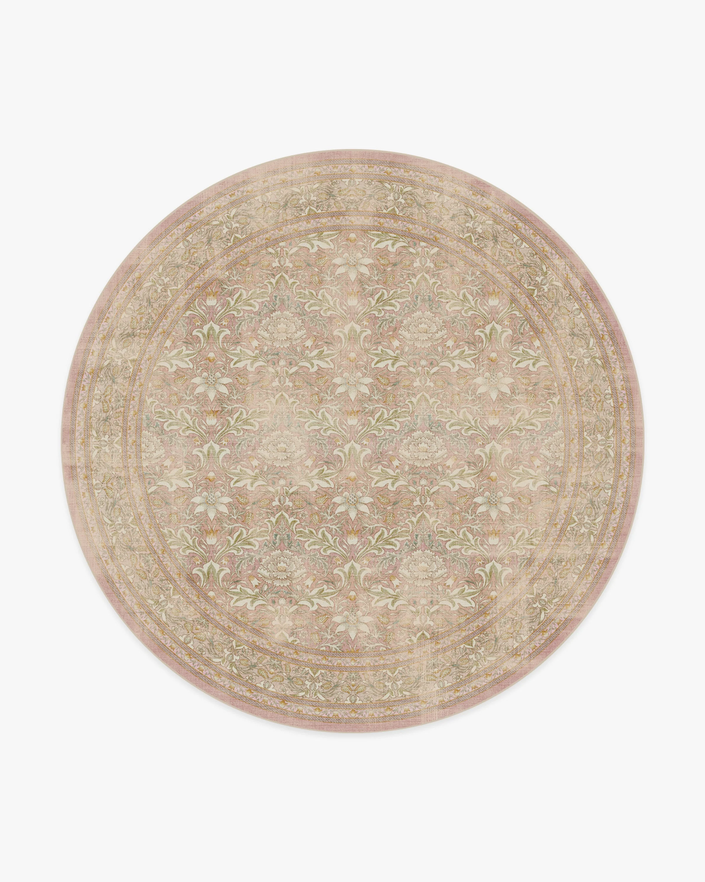 Simply Severn Soft Pink Rug by Morris & Co.