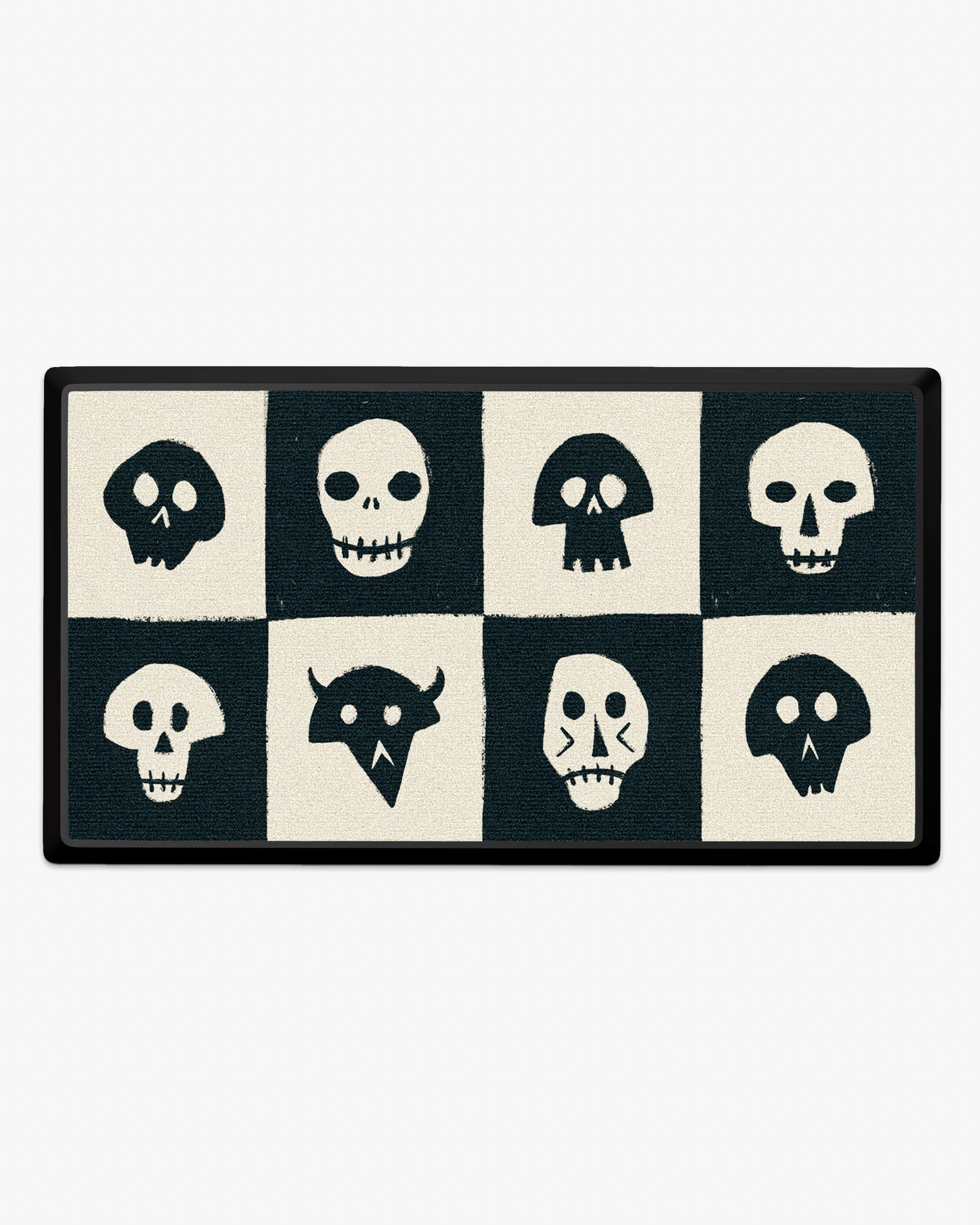 Grim Grins Large Doormat