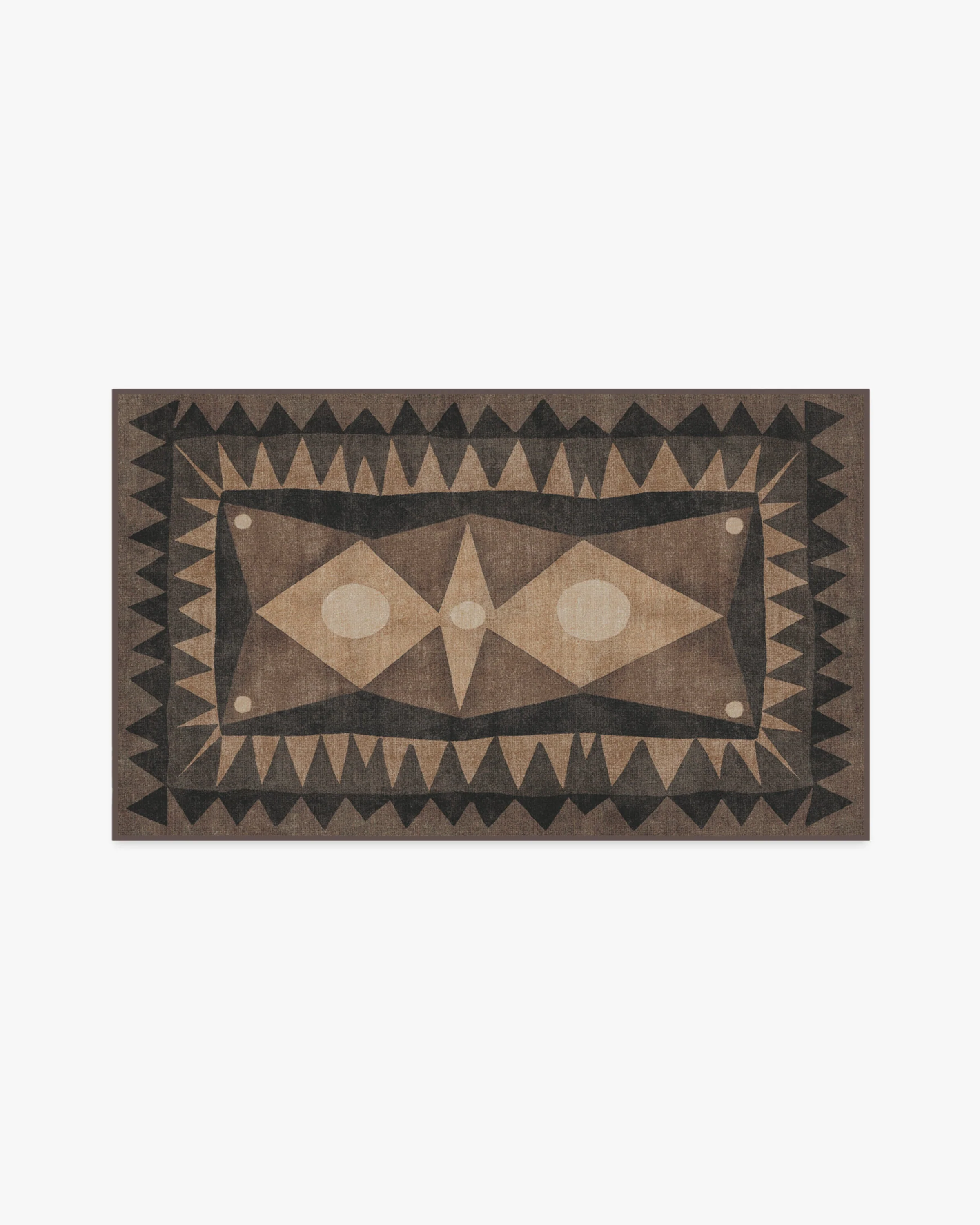 Hilma Charcoal Flatwoven Rug by Justina Blakeney