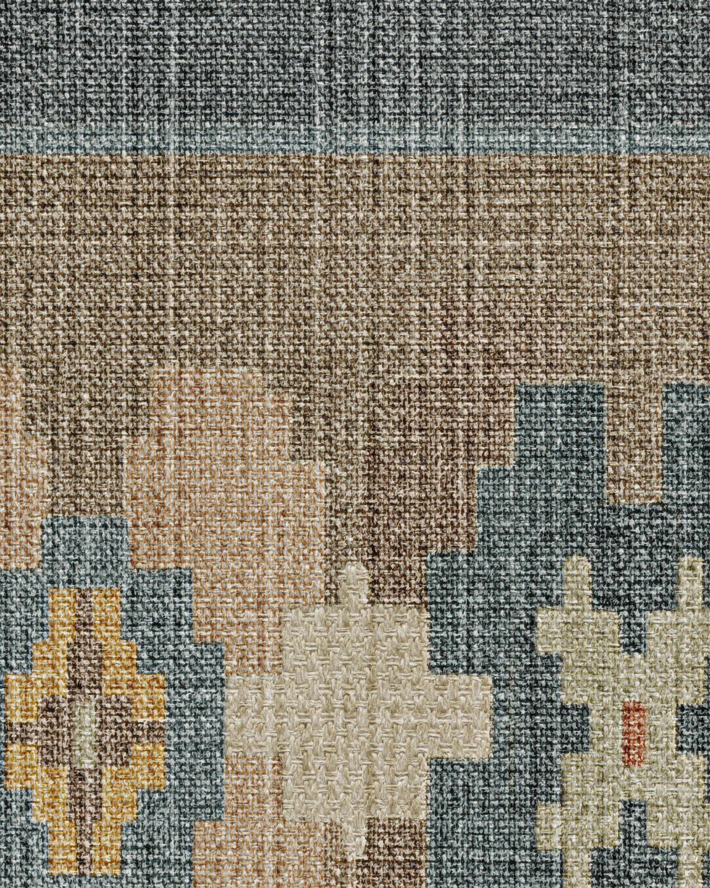 Aster Soft Blue Re-Jute Rug