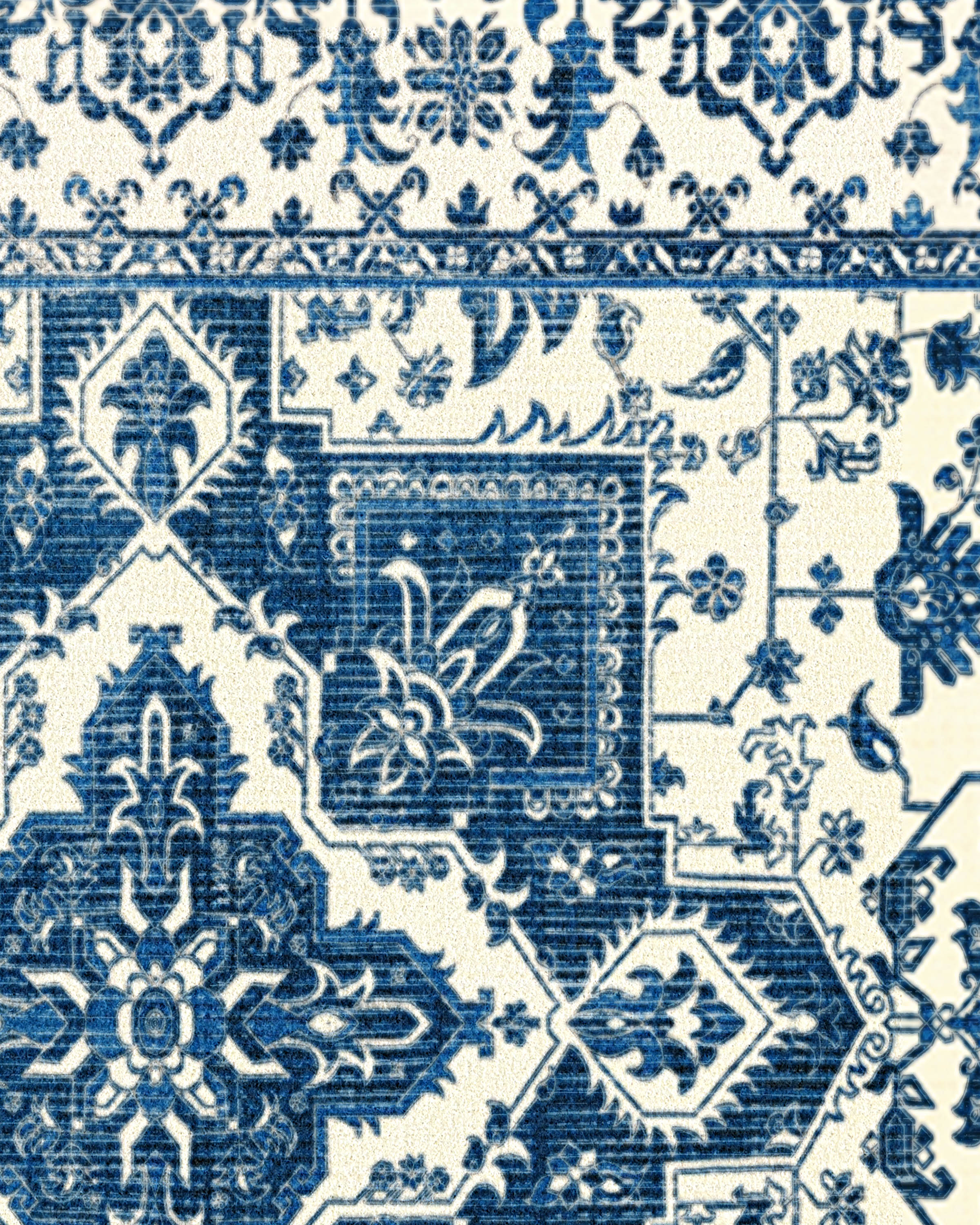 Kira Delft Blue Doormat