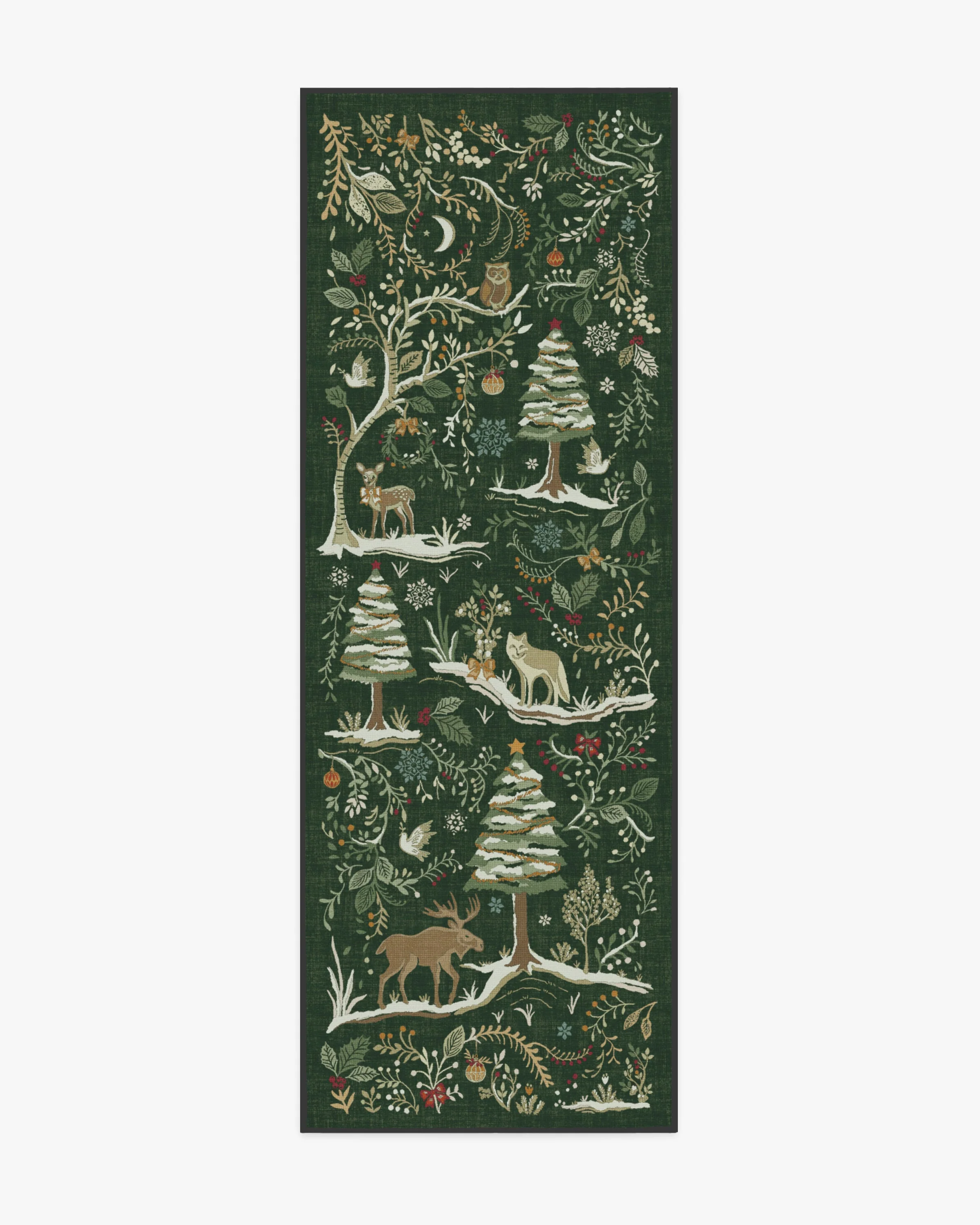 Elwood Forest Green Flatwoven Rug