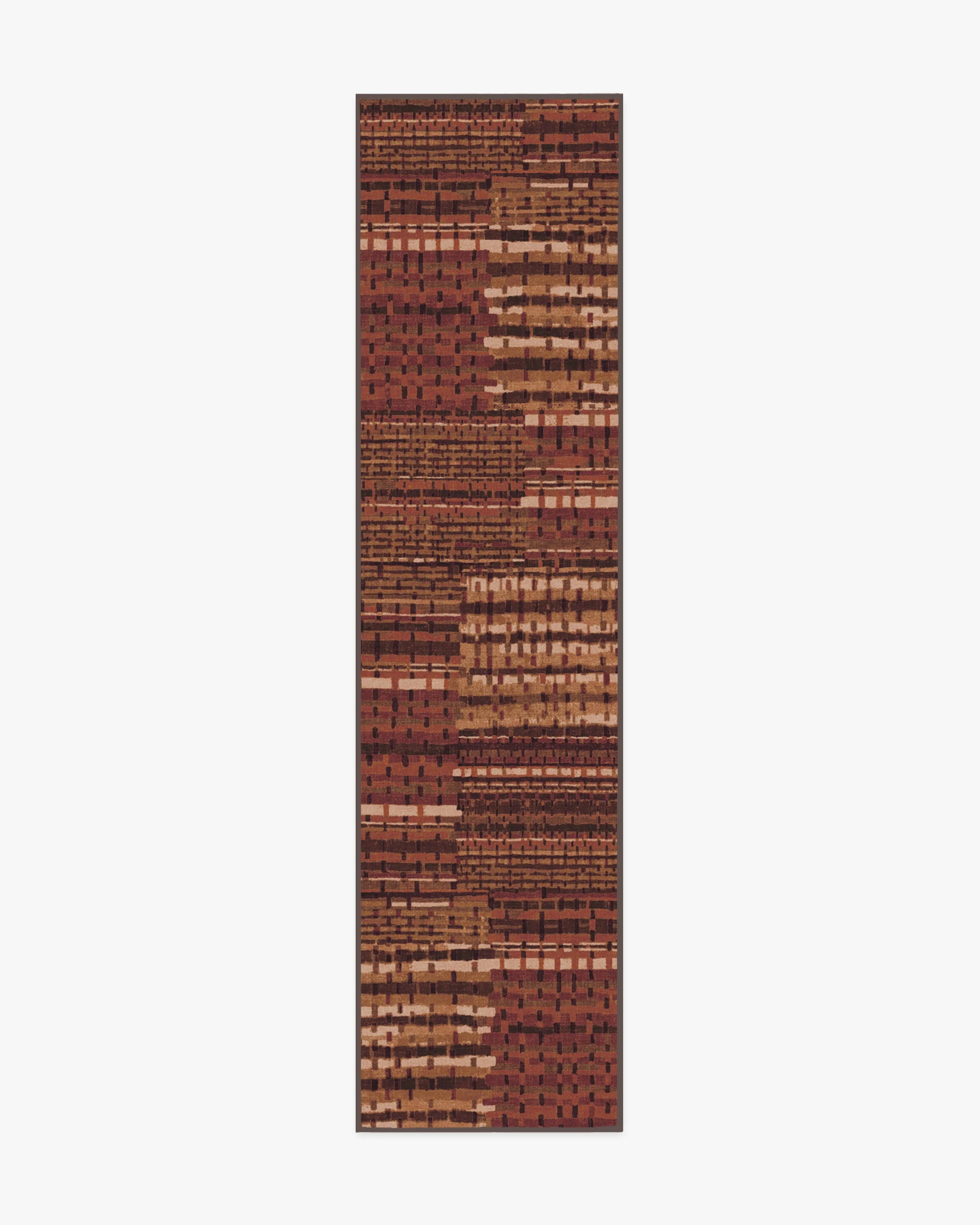Solene Amber Red Flatwoven Rug