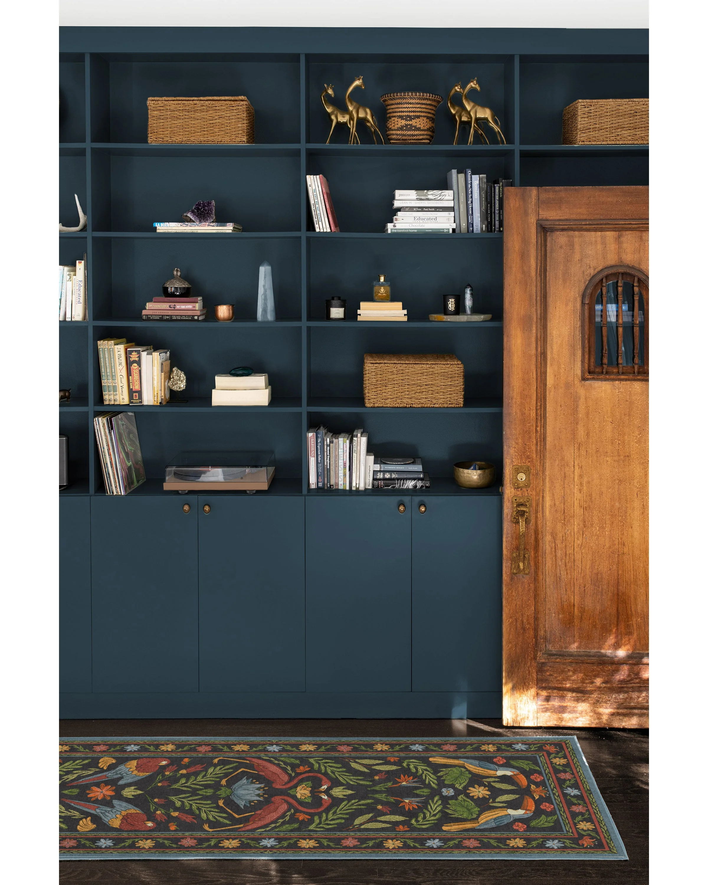 Birds Of A Feather Flatwoven Rug by Iris Apfel