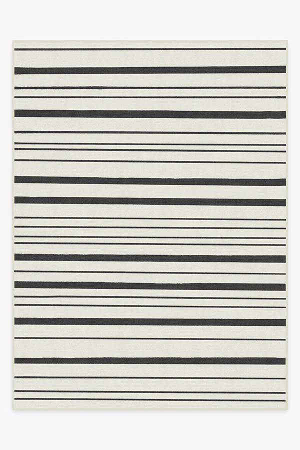 Hudson Stripe Black Rug