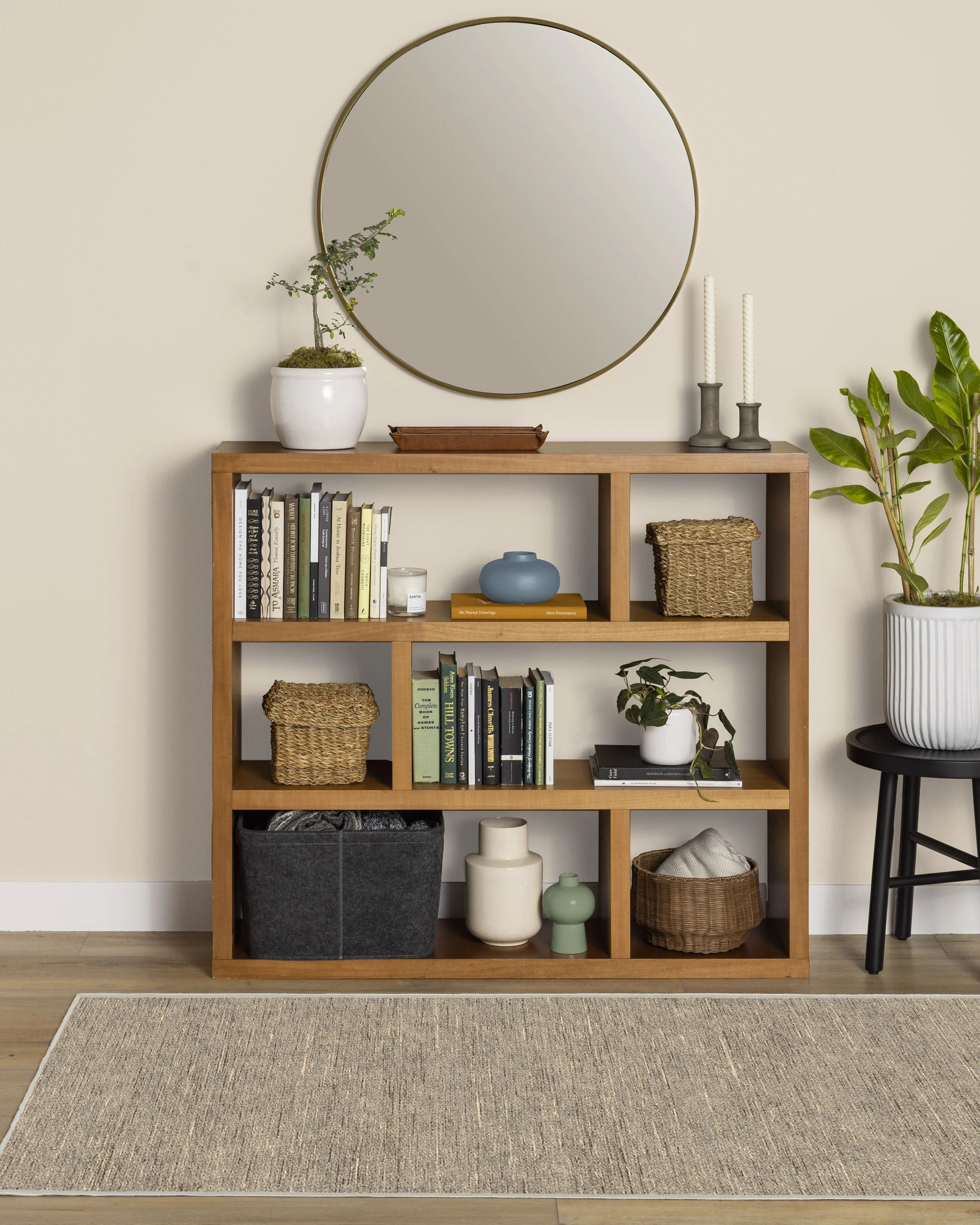 Melange Solid Natural Stone Rug