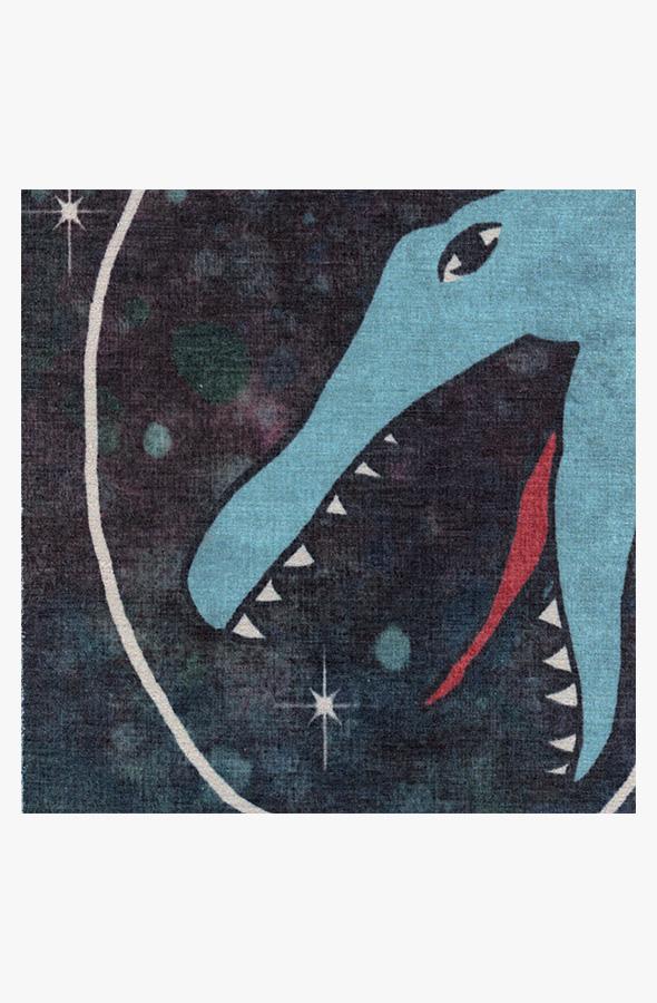Dinosaurs in Space Flatwoven Rug