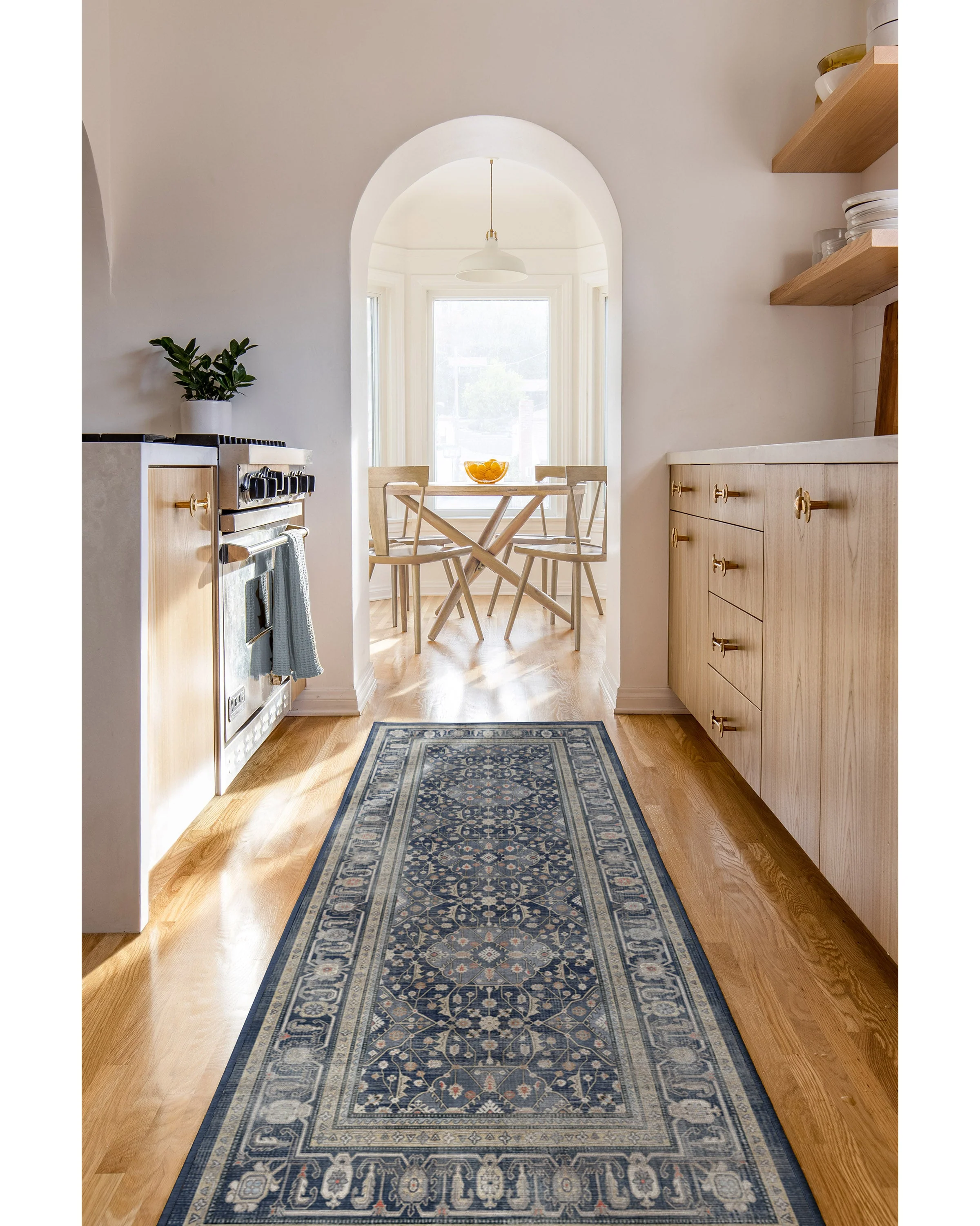 Alessia Dusk Blue Flatwoven Rug