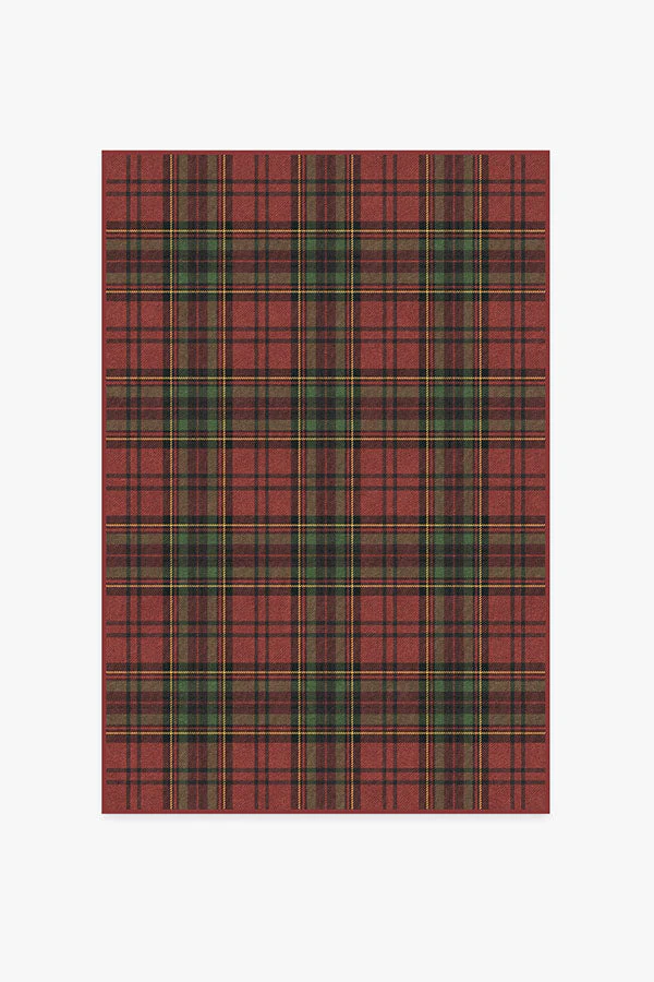 Dress Stewart Tartan Red Flatwoven Rug