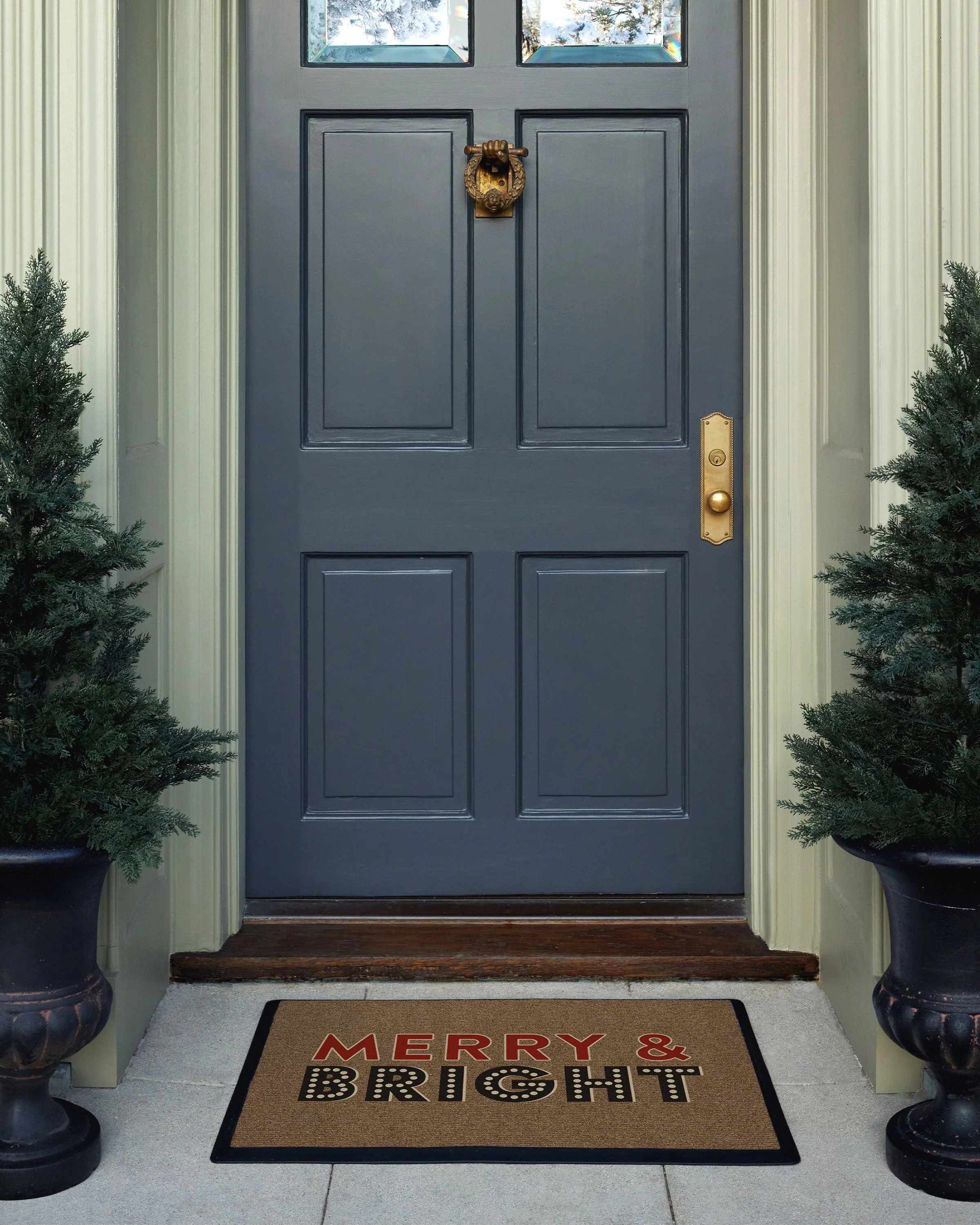 Merry & Bright Doormat by Jonathan Adler