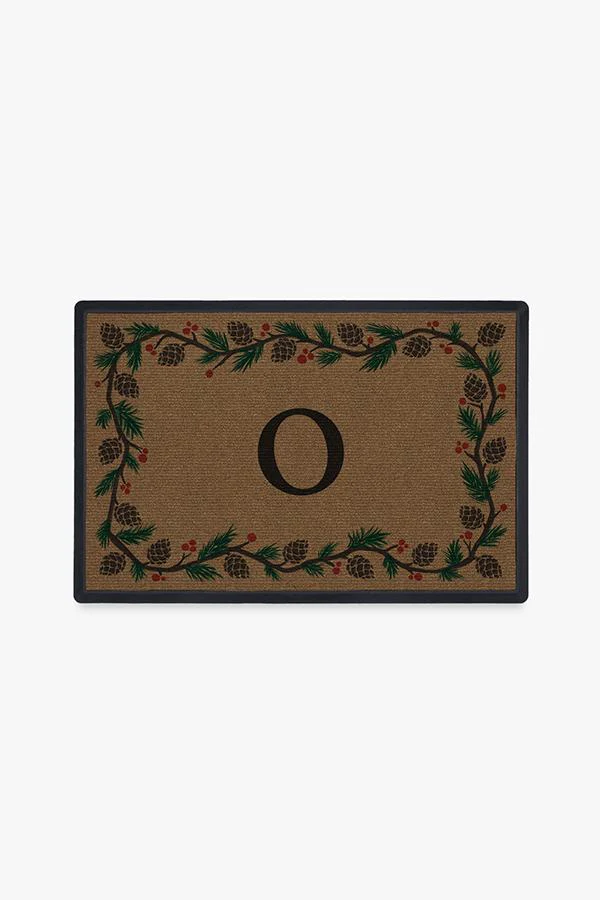 Winter Woods Monogram Doormat