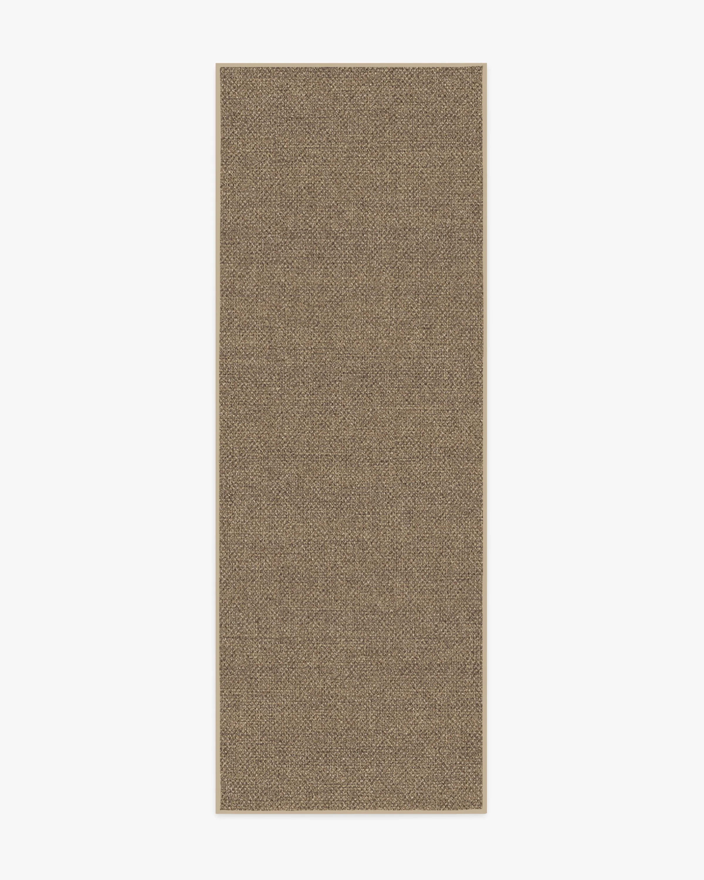 Burlap Solid Sand Re-Jute Rug