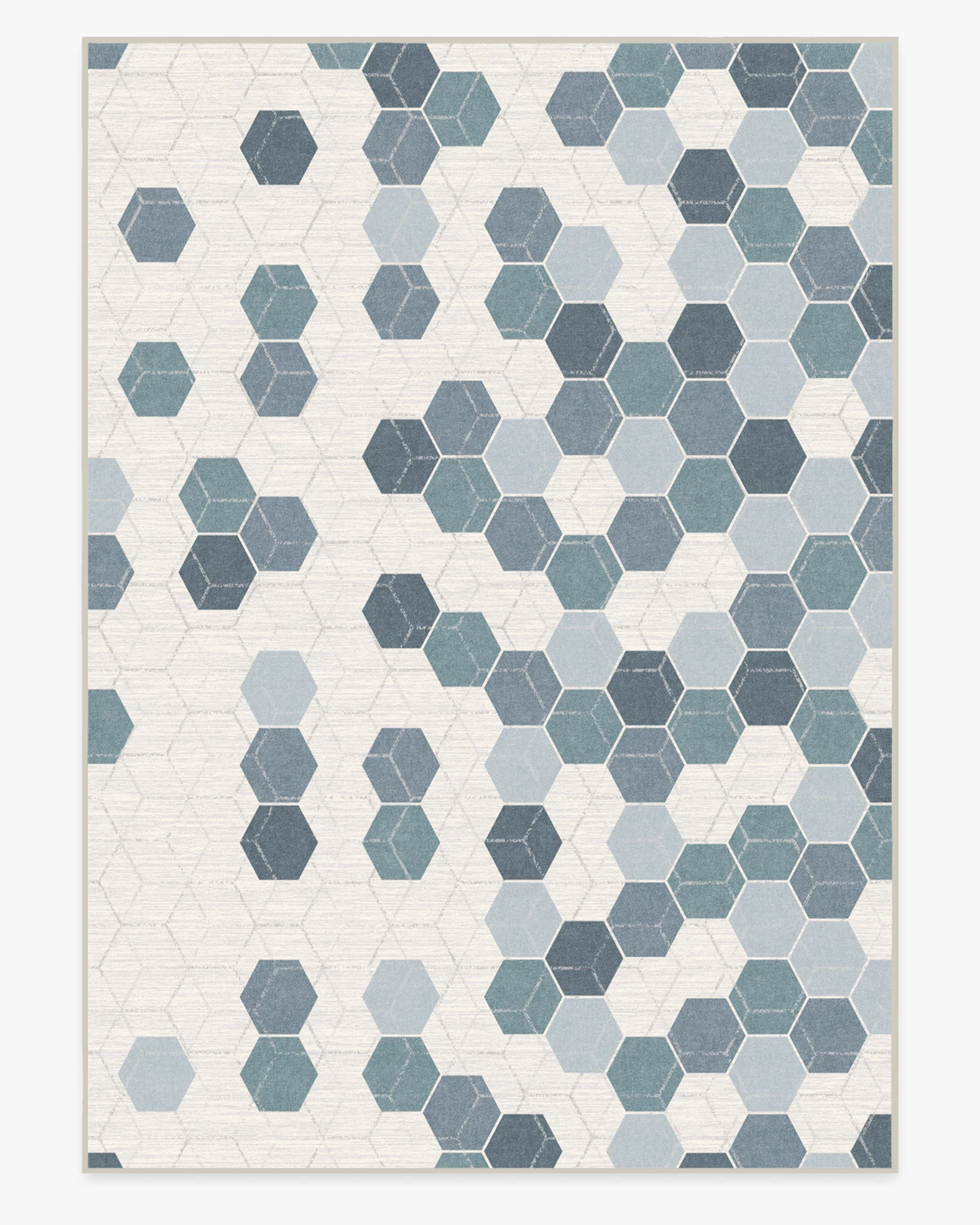 Prisma Slate Blue Flatwoven Rug