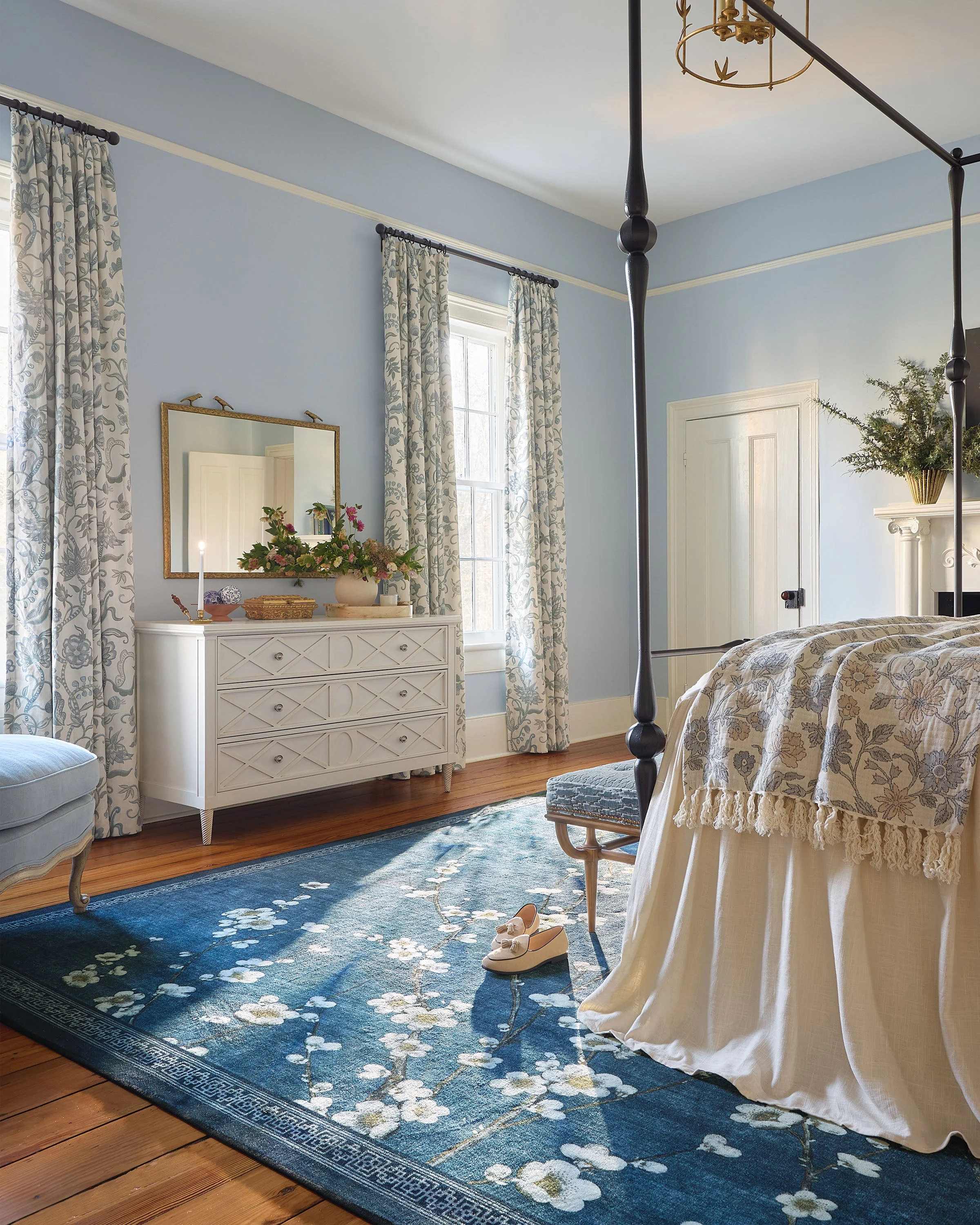 Sakura Indigo Rug by Gracie