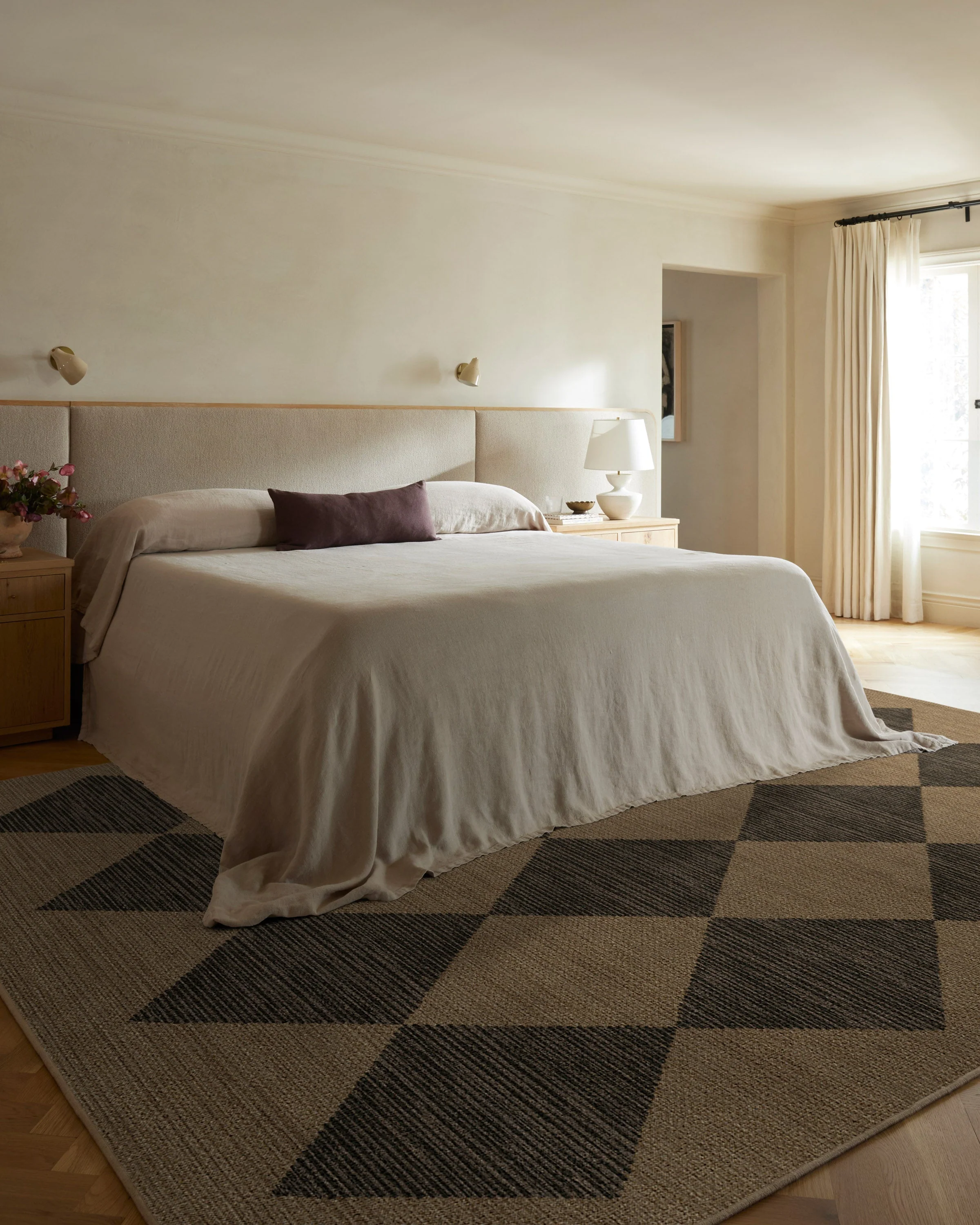 Salerno Soft Black Re-Jute Rug by goop