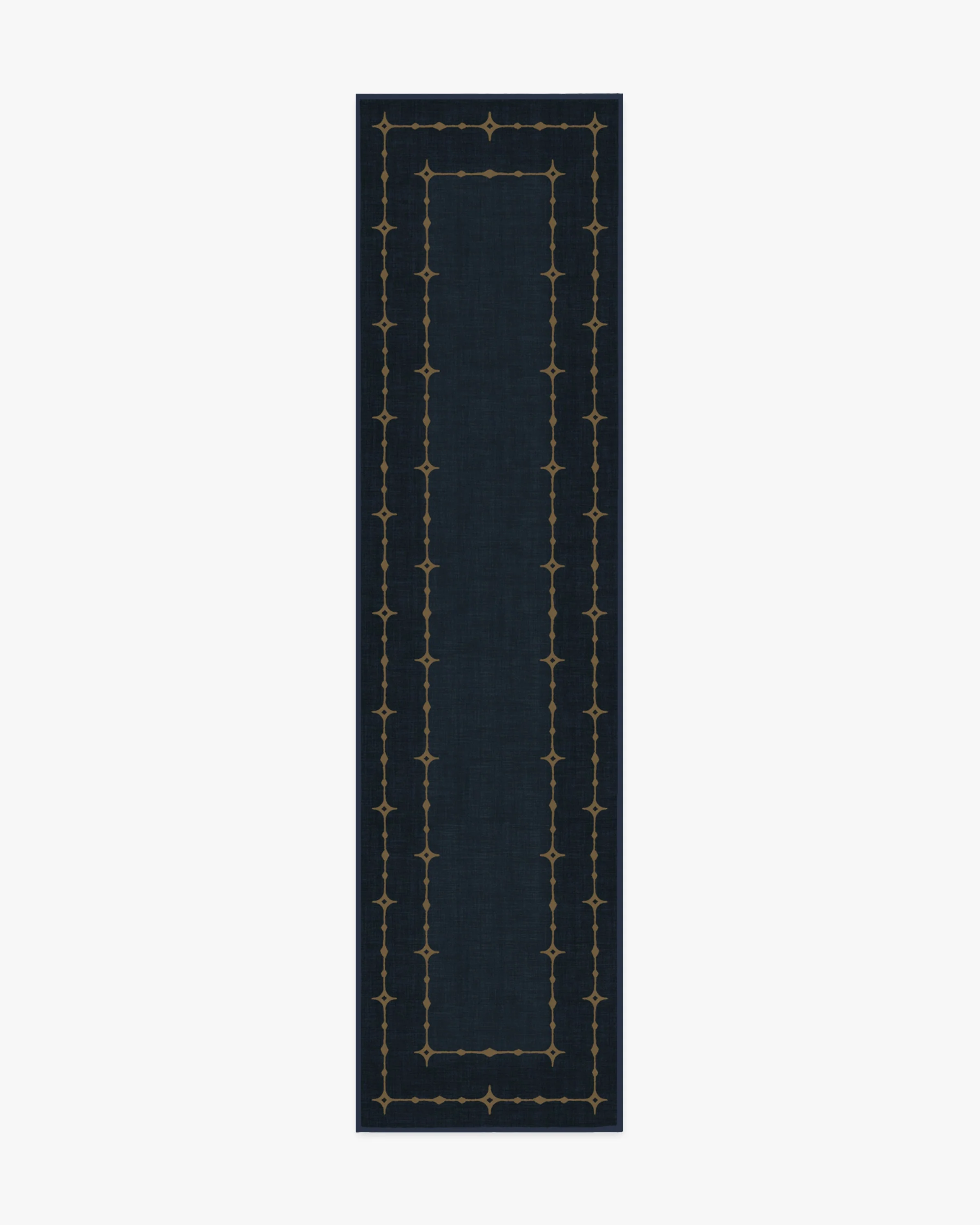 Sparkle Border Dark Navy Rug