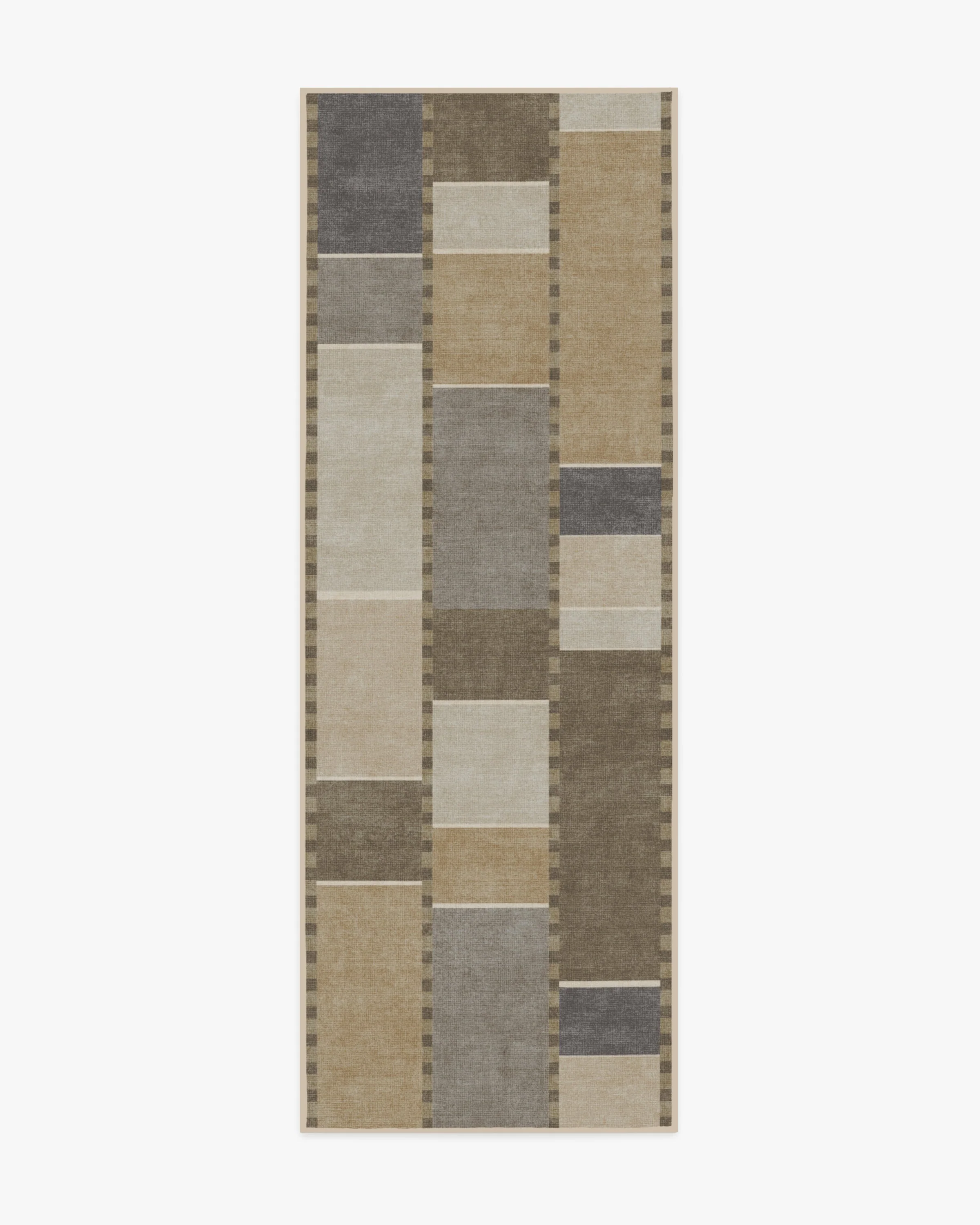 Vienna Beige & Stone Flatwoven Rug by Michael Michalsky