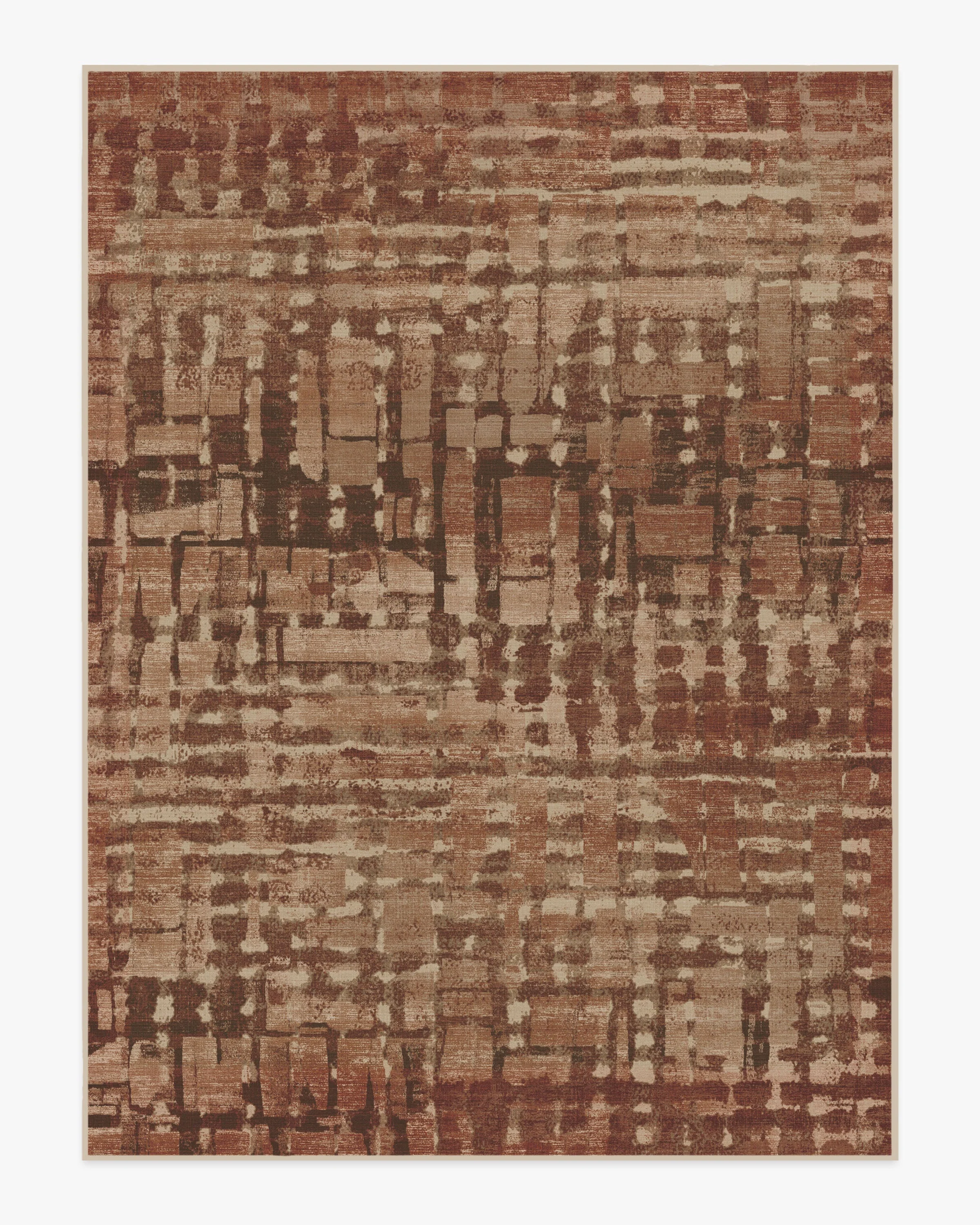 Brooklyn Copper Clay Flatwoven Rug by Architectural Digest