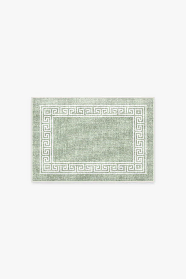Rhodes Sage Green Bath Mat