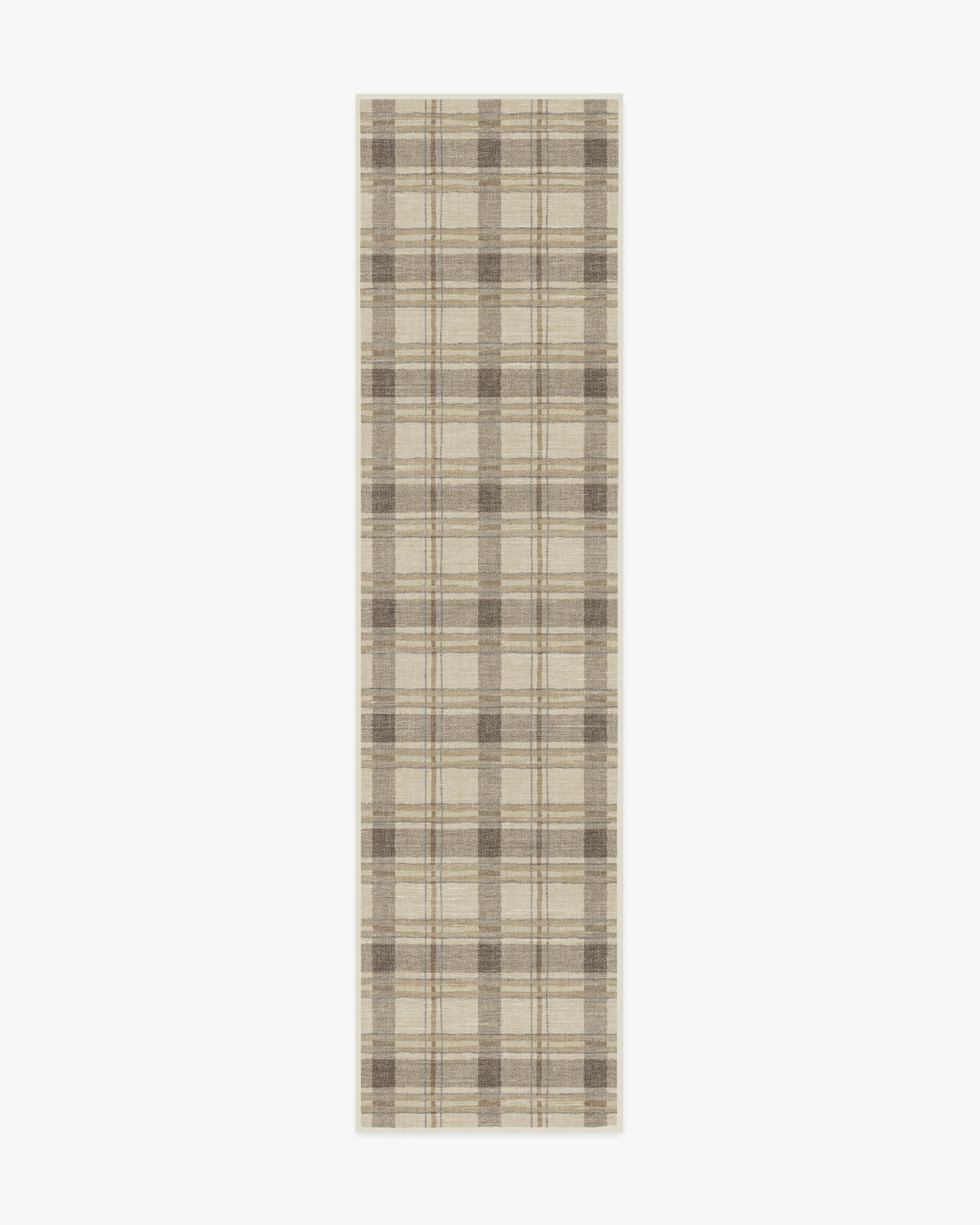 Piper Plaid Neutral Flatwoven Rug