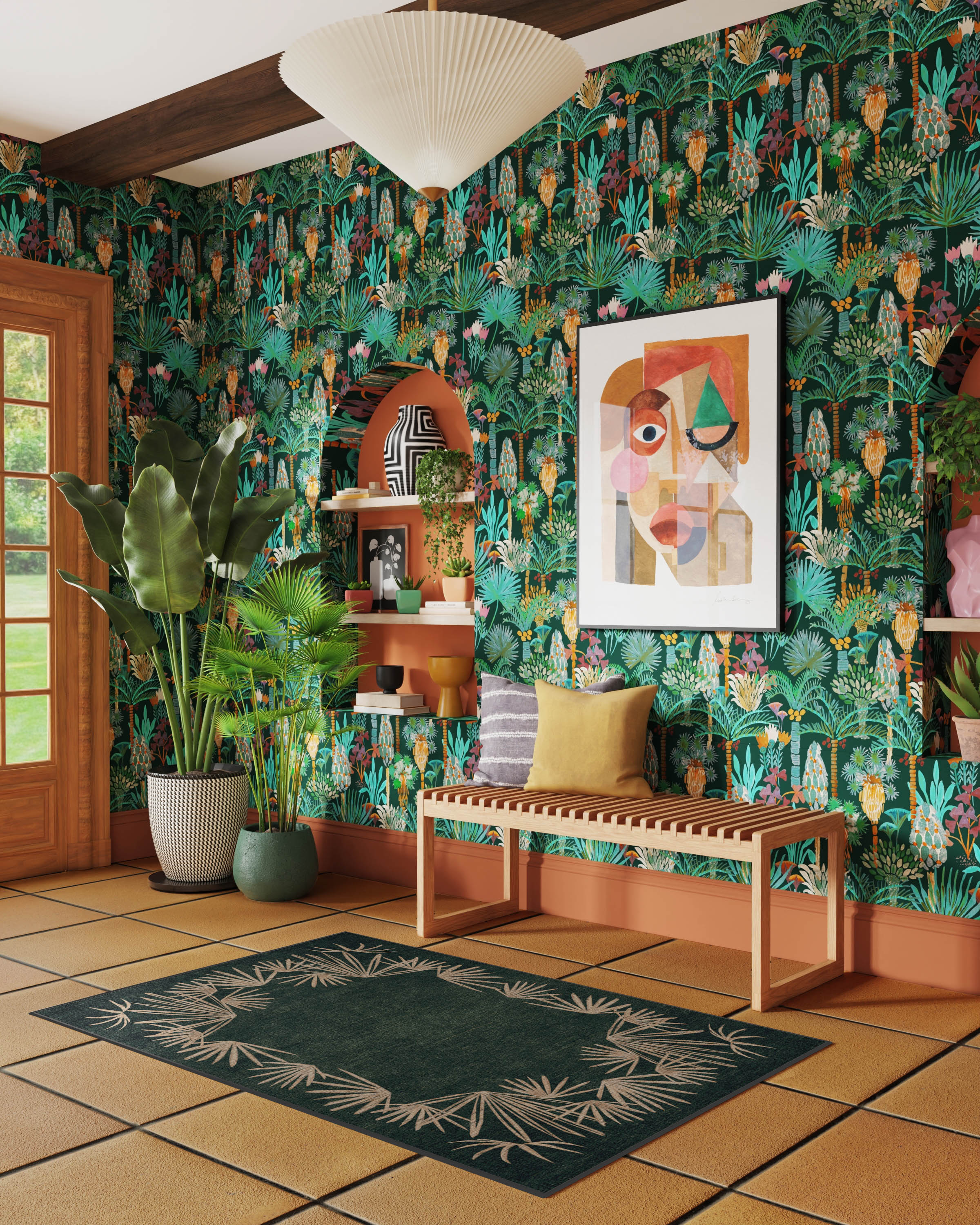 Tarsila Forest Rug by Justina Blakeney