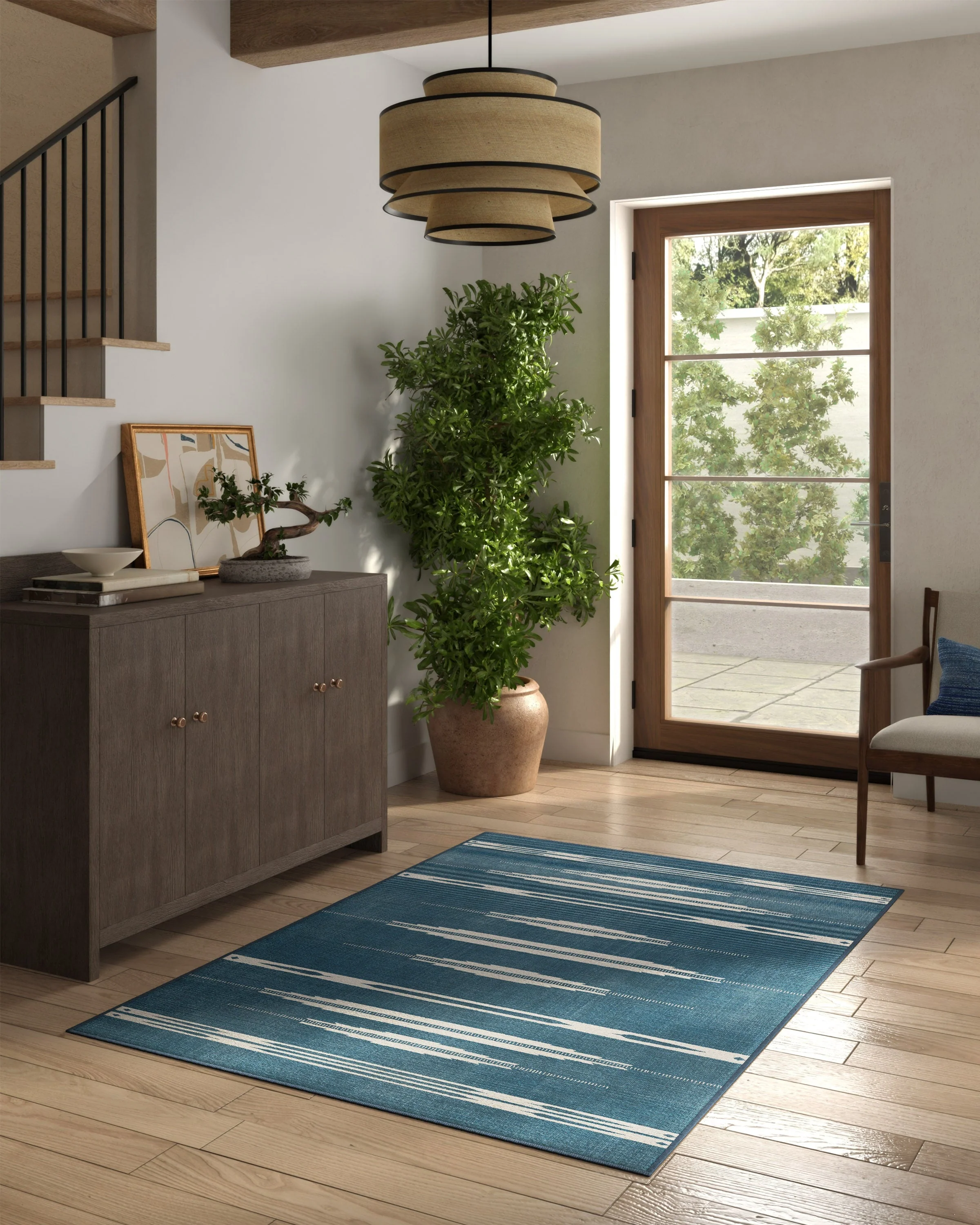 Raye Indigo & Ivory Rug