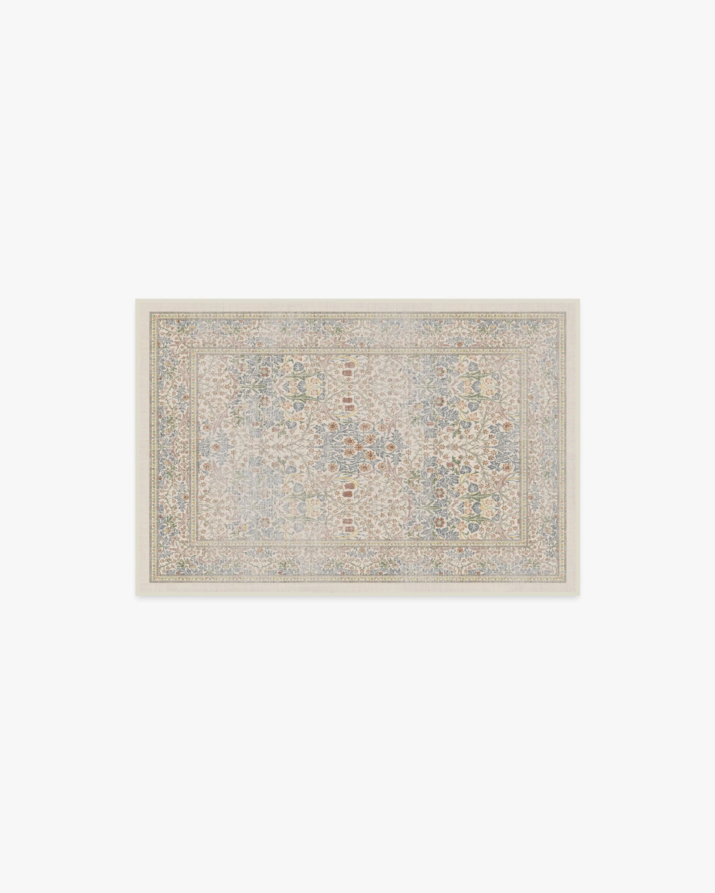Blackthorn Ivory Flatwoven Rug by Morris & Co.