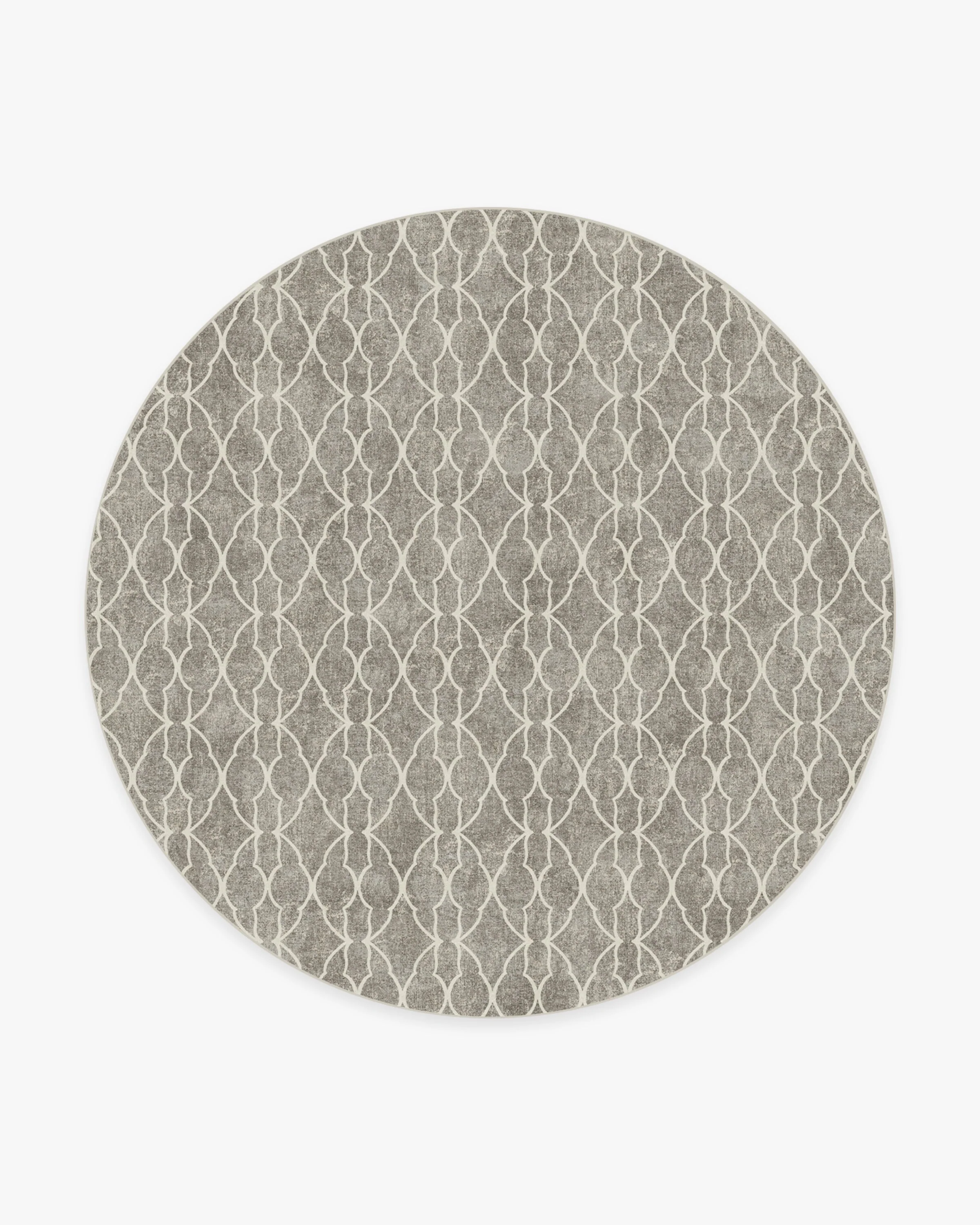 Grogu™ Trellis Ash Grey Flatwoven Rug