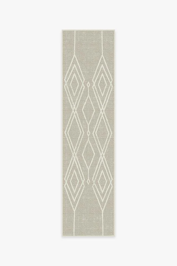 Gemma Lattice Natural Outdoor Rug