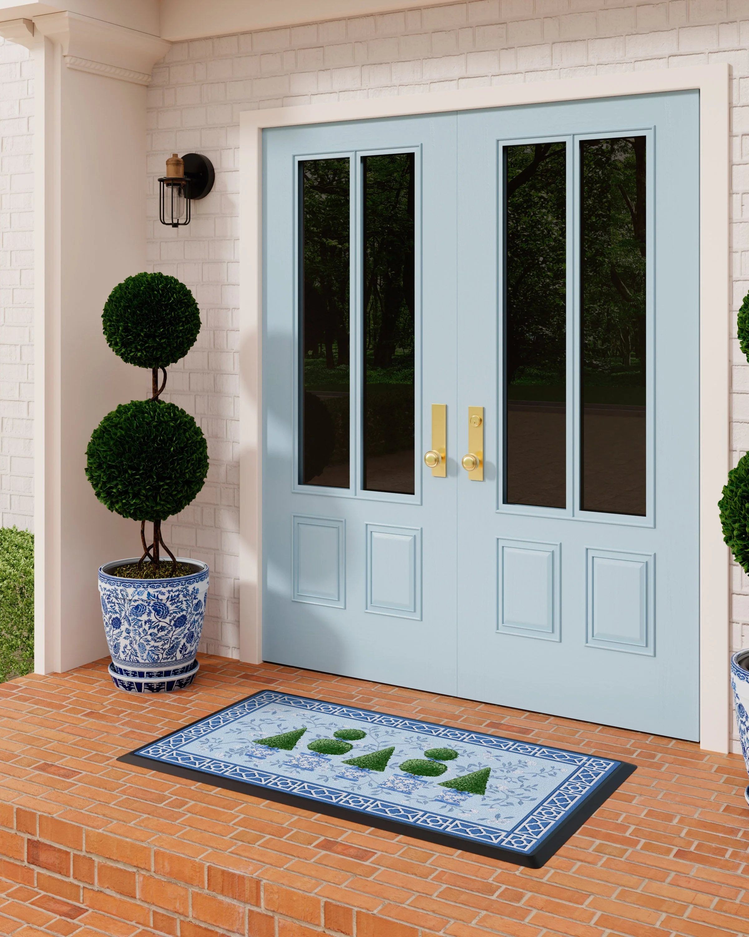 Pavilion Garden Large Doormat by Mrs. Alice