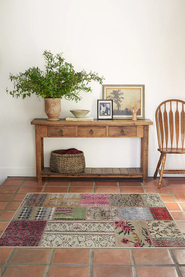 Patchwork Boho Flatwoven Rug