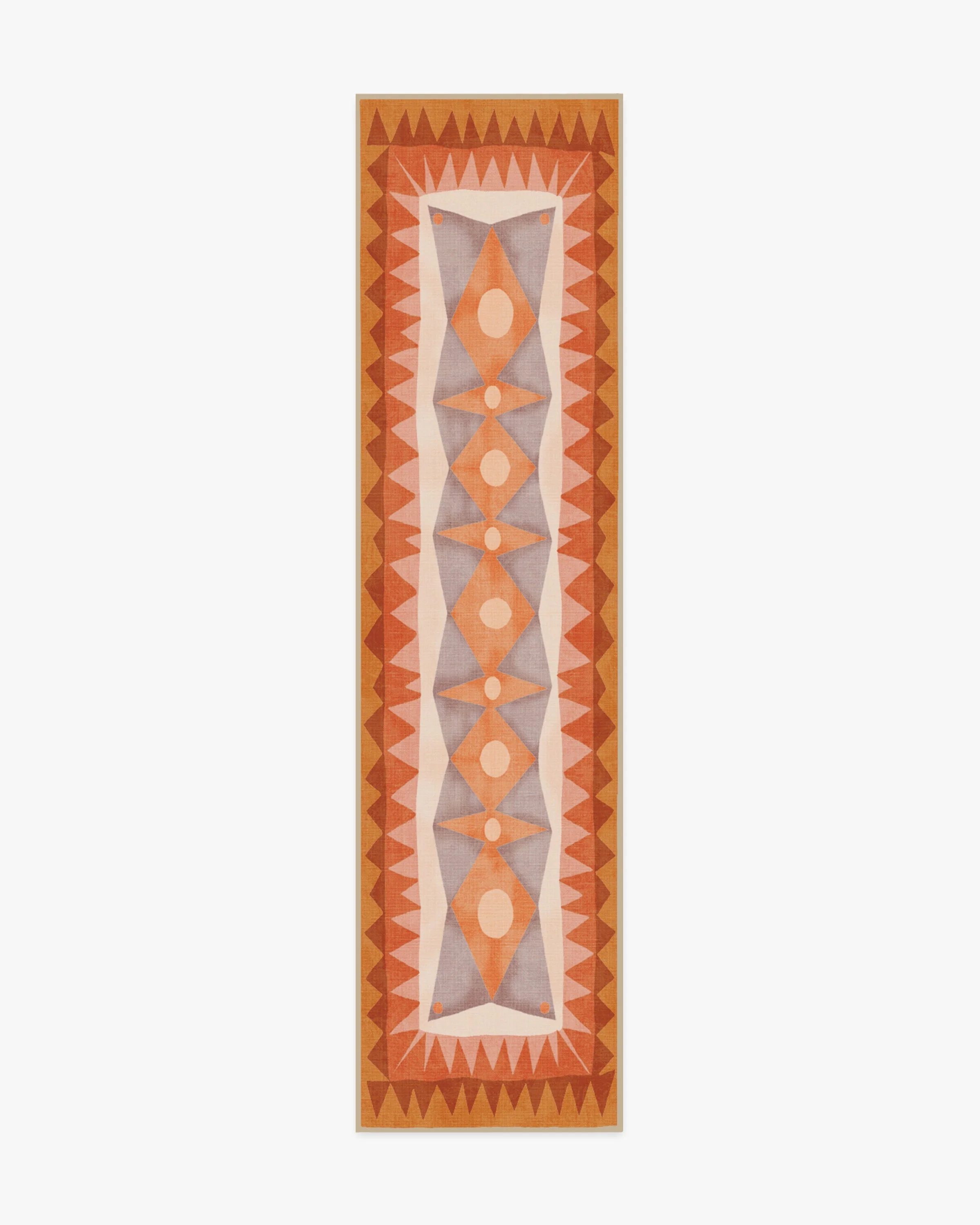 Hilma Papaya Outdoor Rug by Justina Blakeney