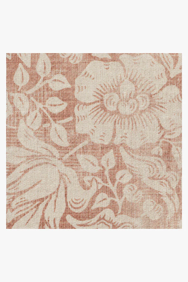 Mallow Rust Flatwoven Rug by Morris & Co.