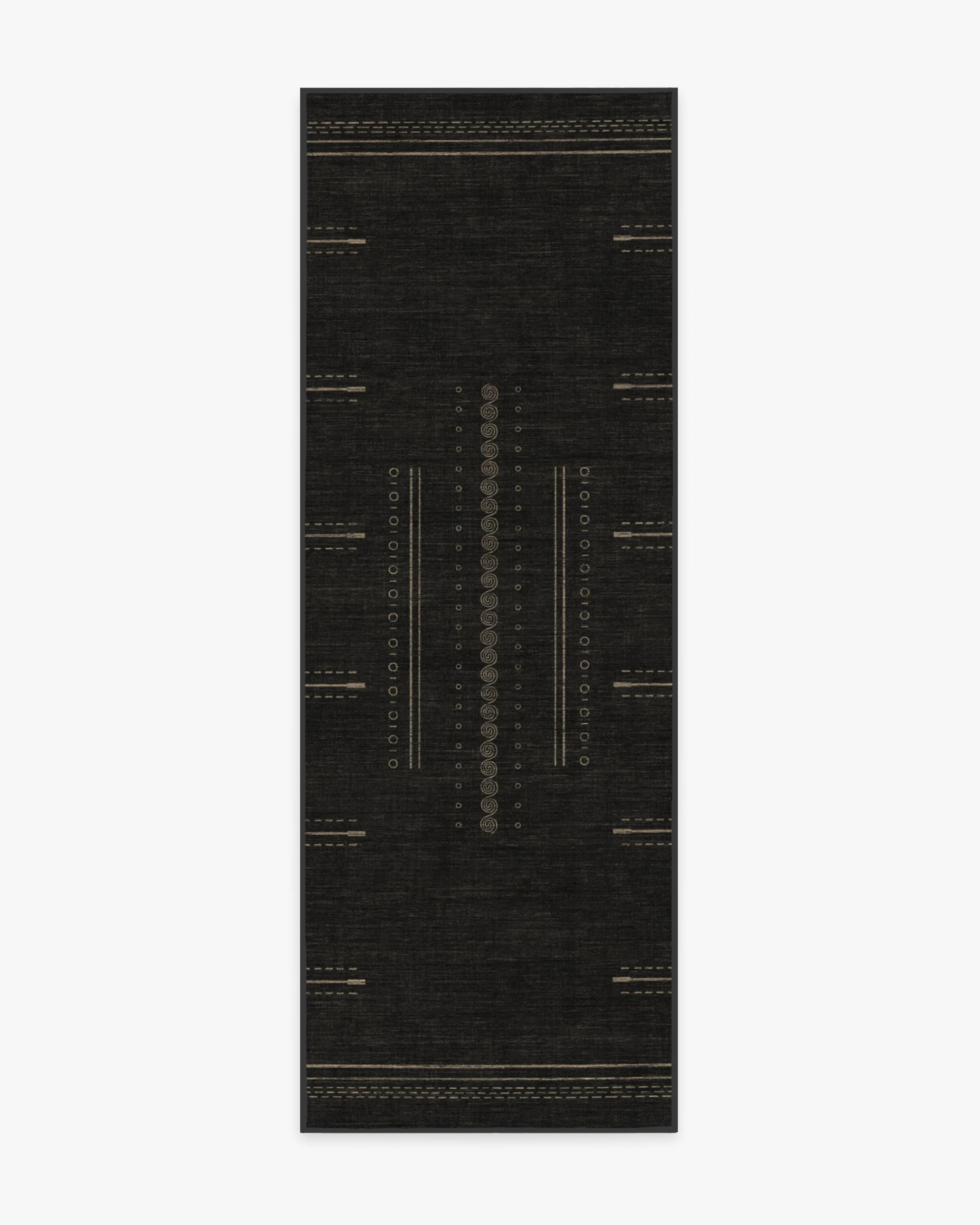 Milos Black Flatwoven Rug
