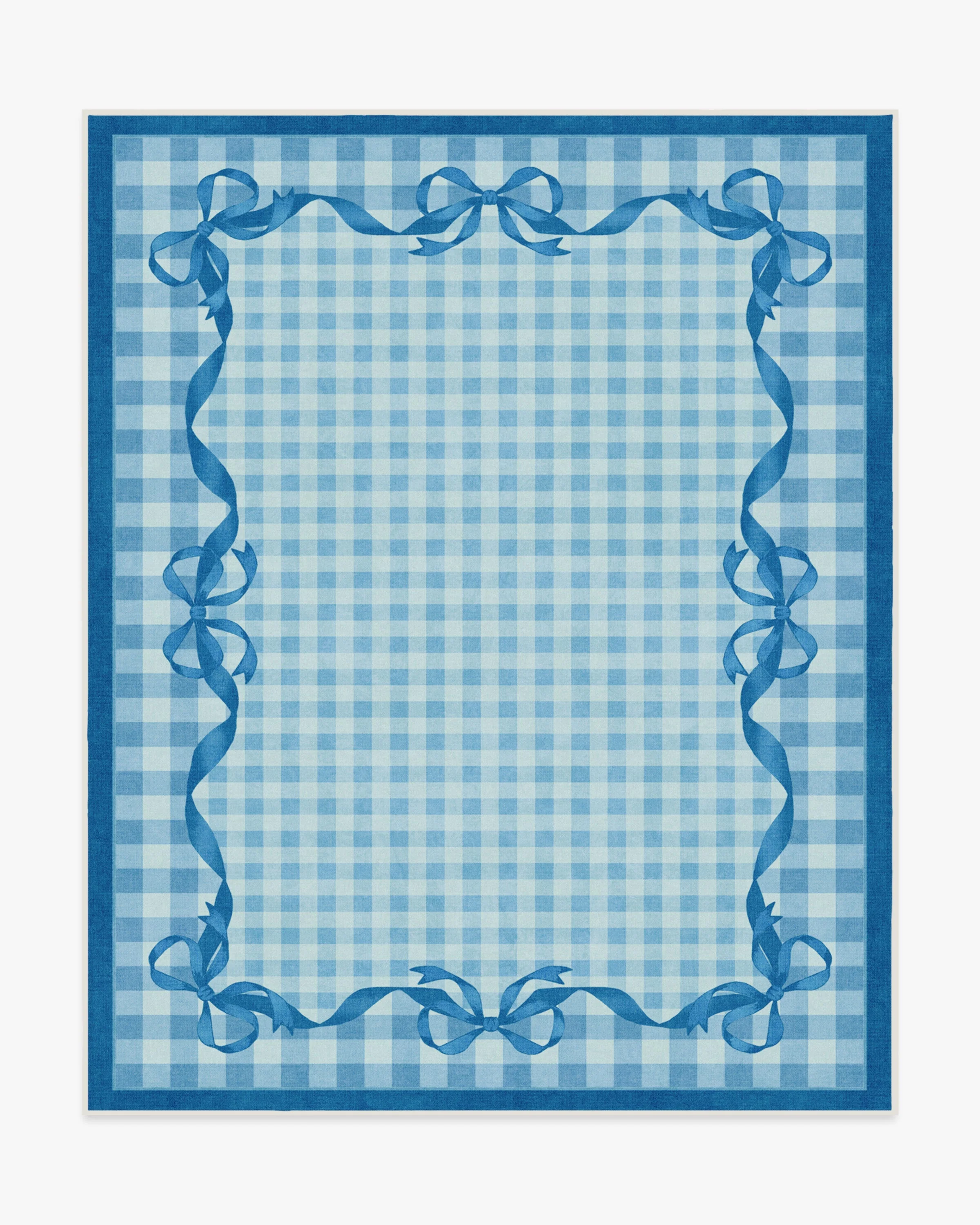 Audrey Blue Flatwoven Rug by Mrs. Alice