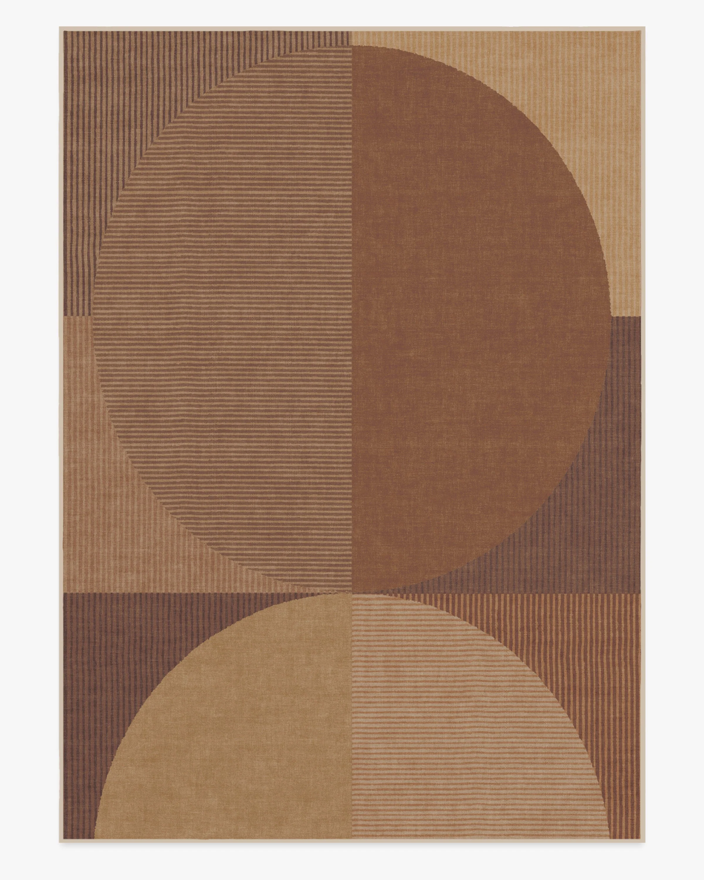 Harlow Copper & Brown Flatwoven Rug