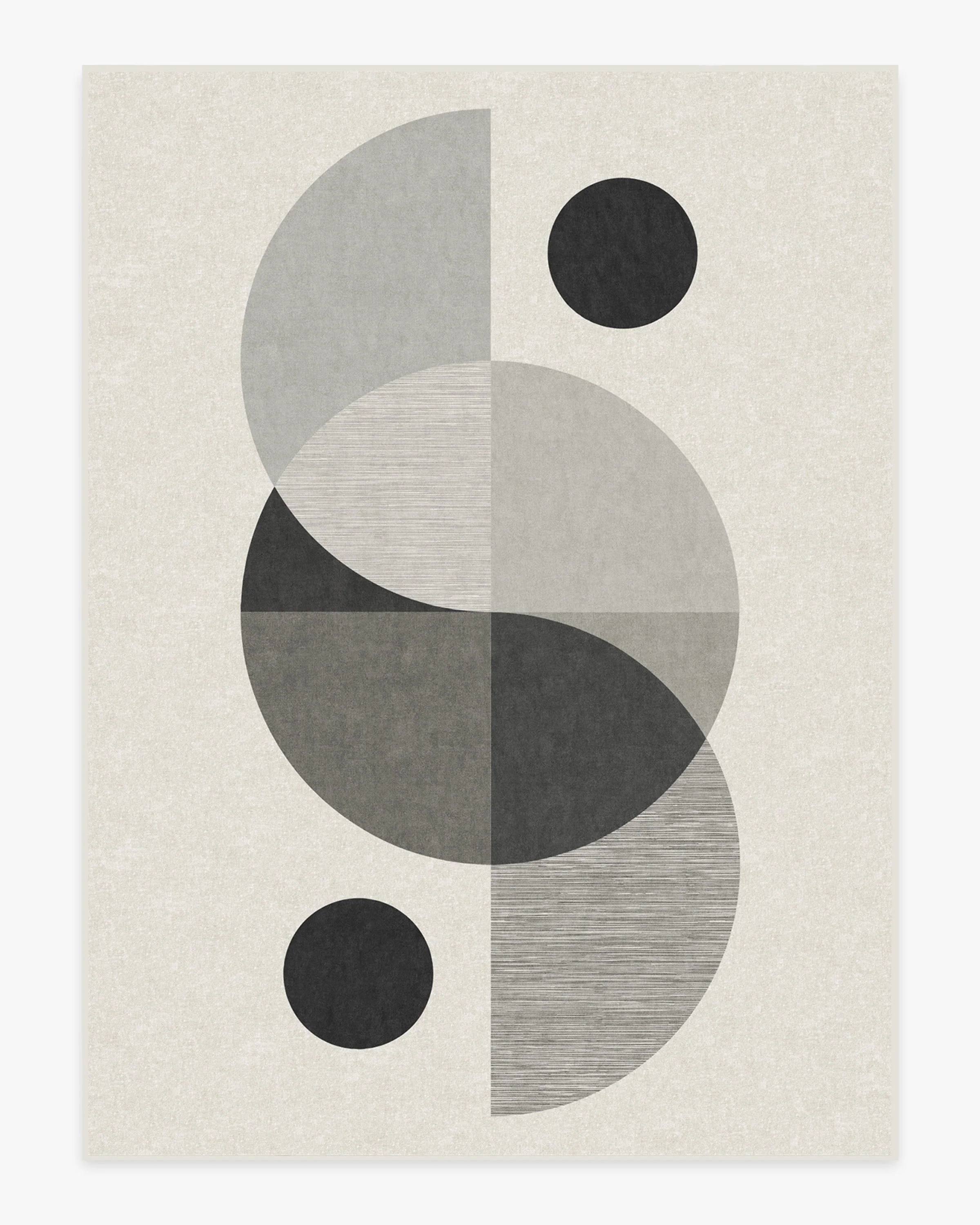 Villette Greyscale Flatwoven Rug by Nina Takesh