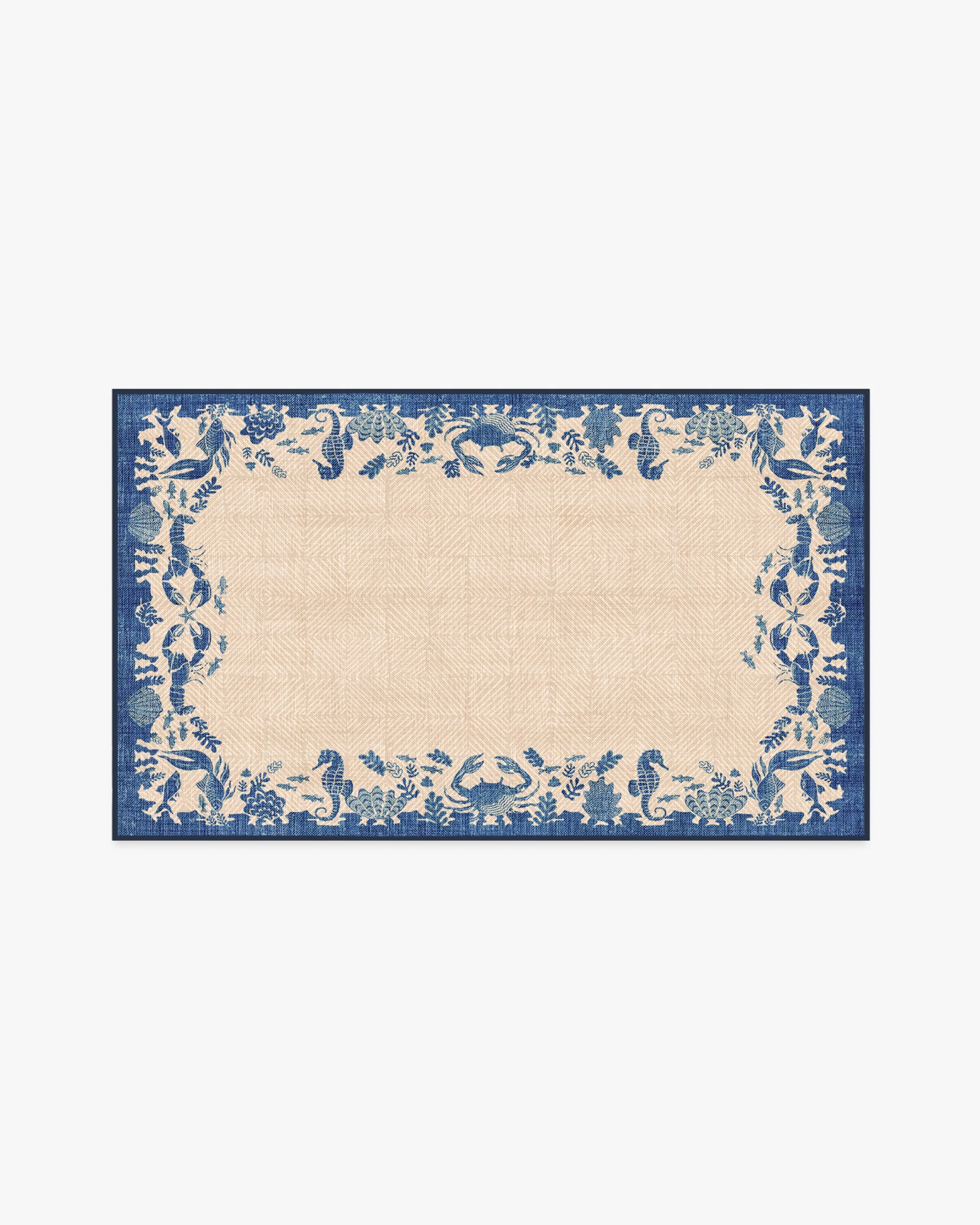 Ionia Sapphire & Natural Outdoor Rug