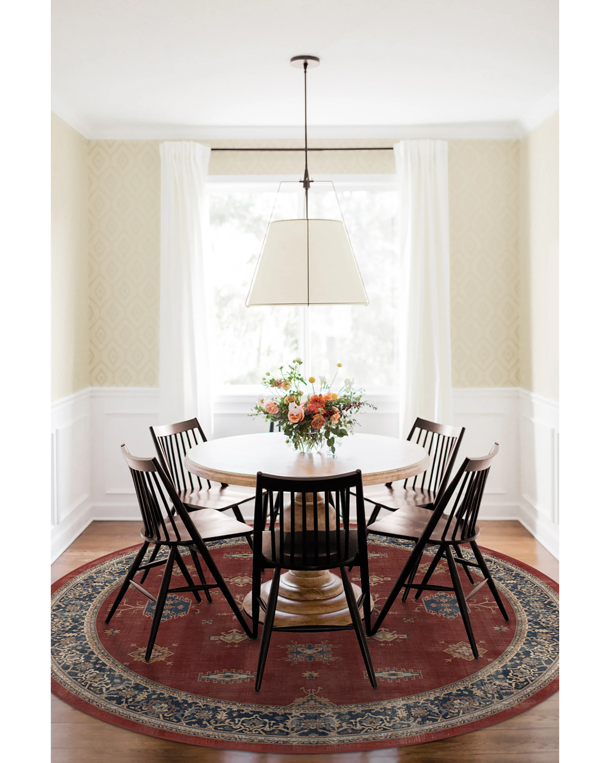 Verena Amber Red Flatwoven Rug