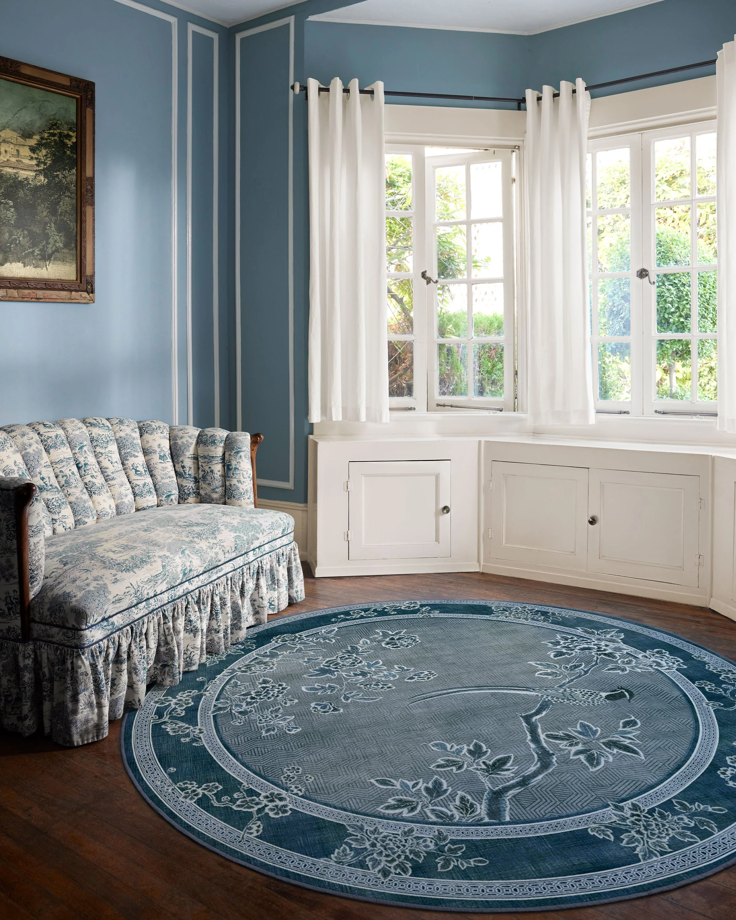 Draper Blue Rug by Gracie