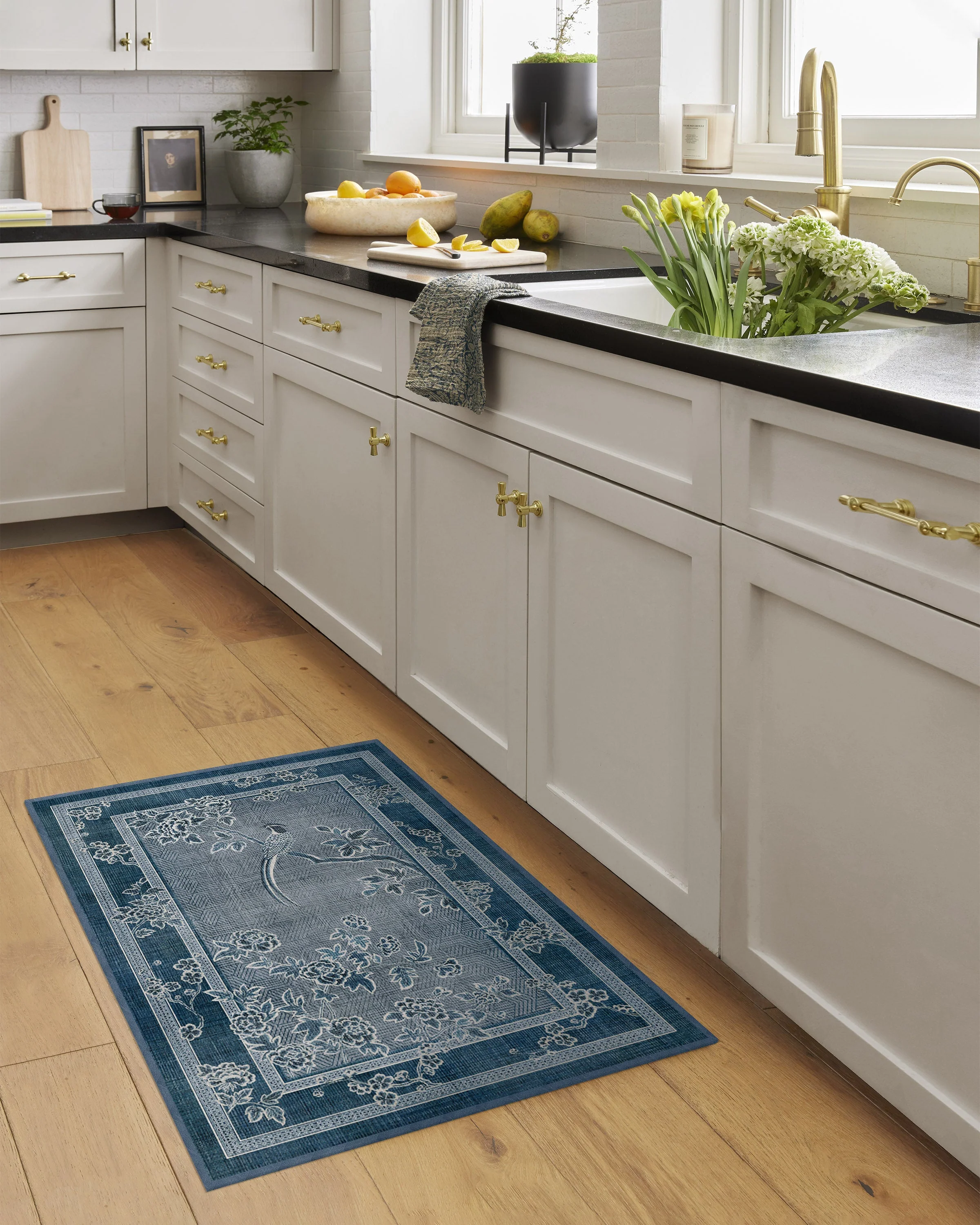 Draper Blue Rug by Gracie