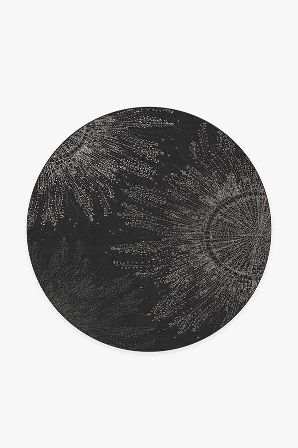 Jellyfish Bloom Charcoal Flatwoven Rug
