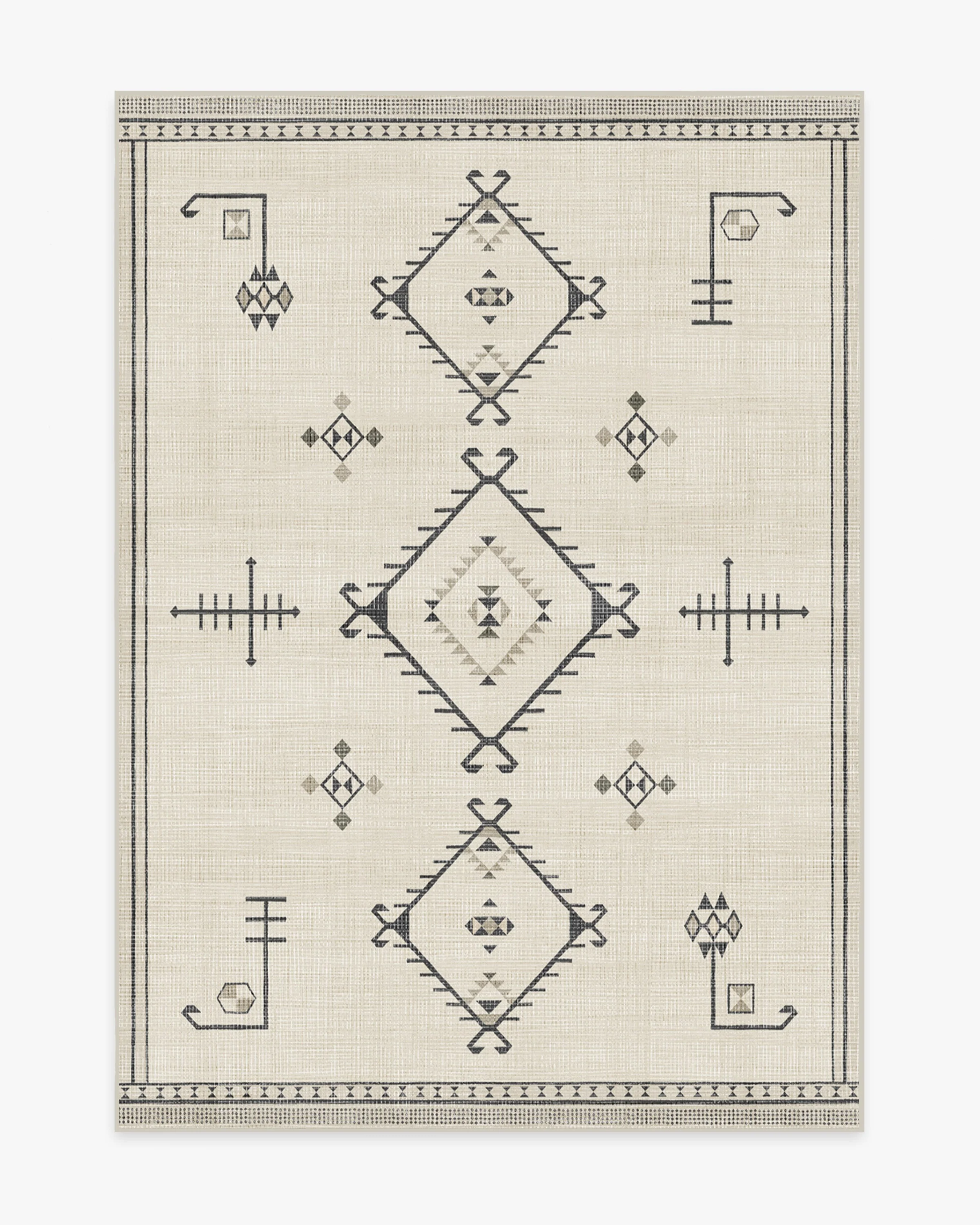 Damali Black & White Rug