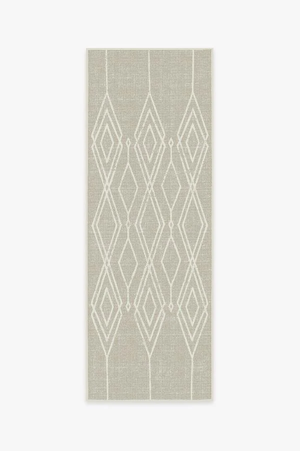 Gemma Lattice Natural Outdoor Rug