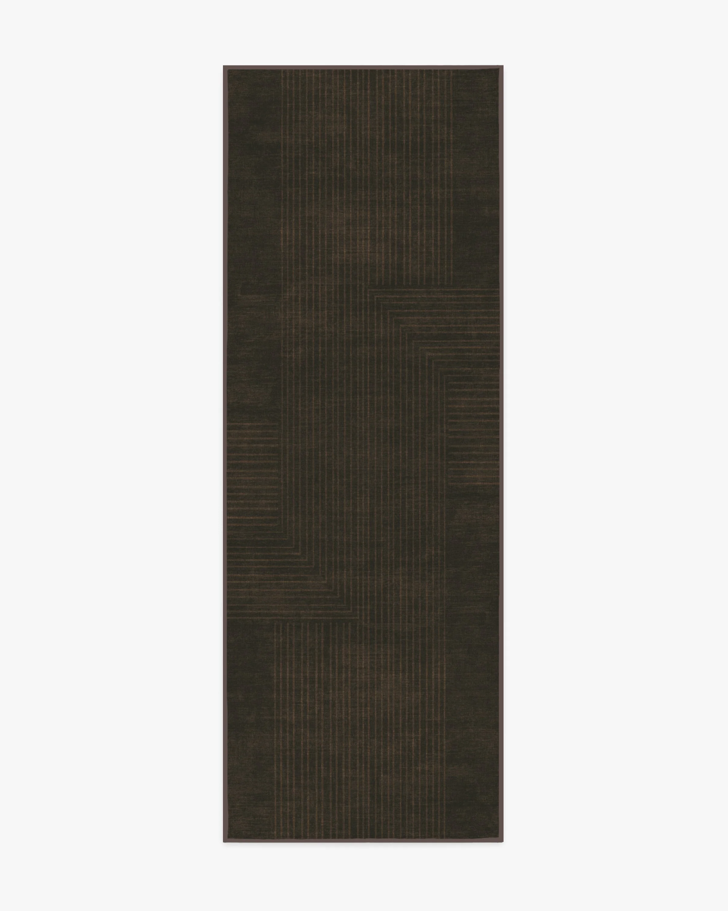 Bel Air Dark Chocolate Flatwoven Rug by The Hiltons