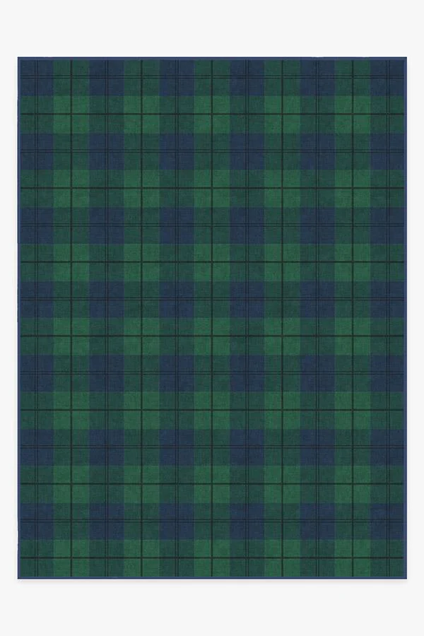 Buffalo Plaid Blackwatch Flatwoven Rug