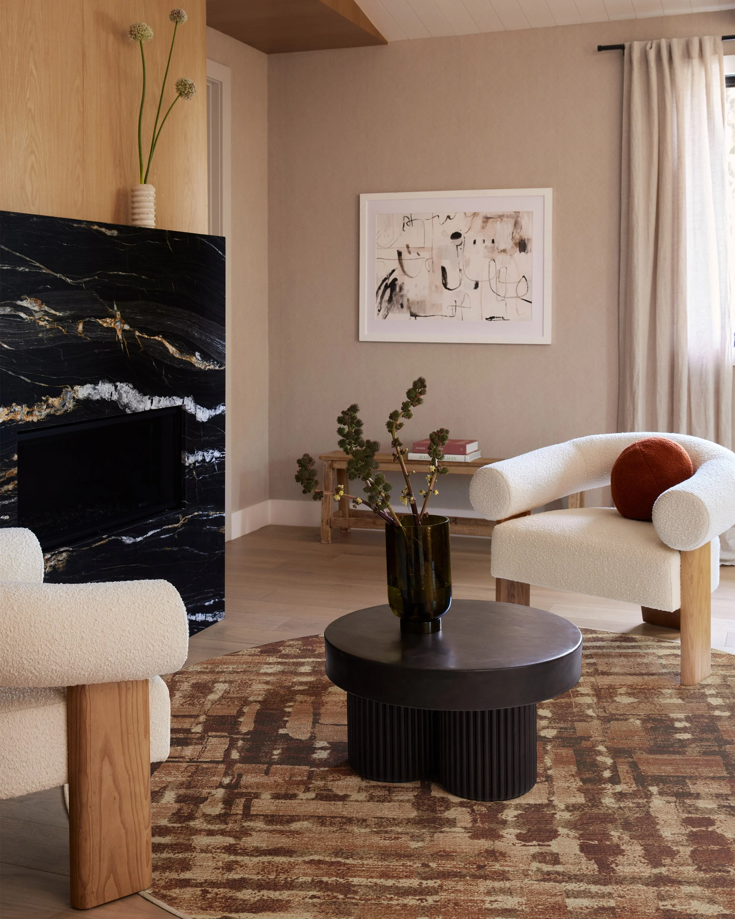 Brooklyn Copper Clay Rug by Architectural Digest