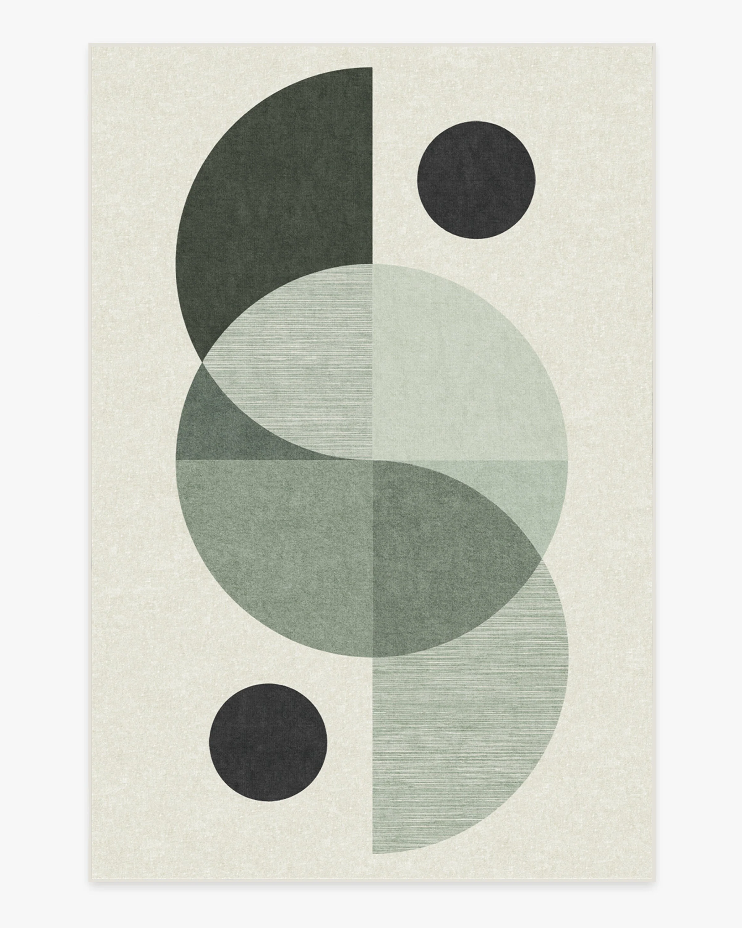 Villette Sage Flatwoven Rug by Nina Takesh
