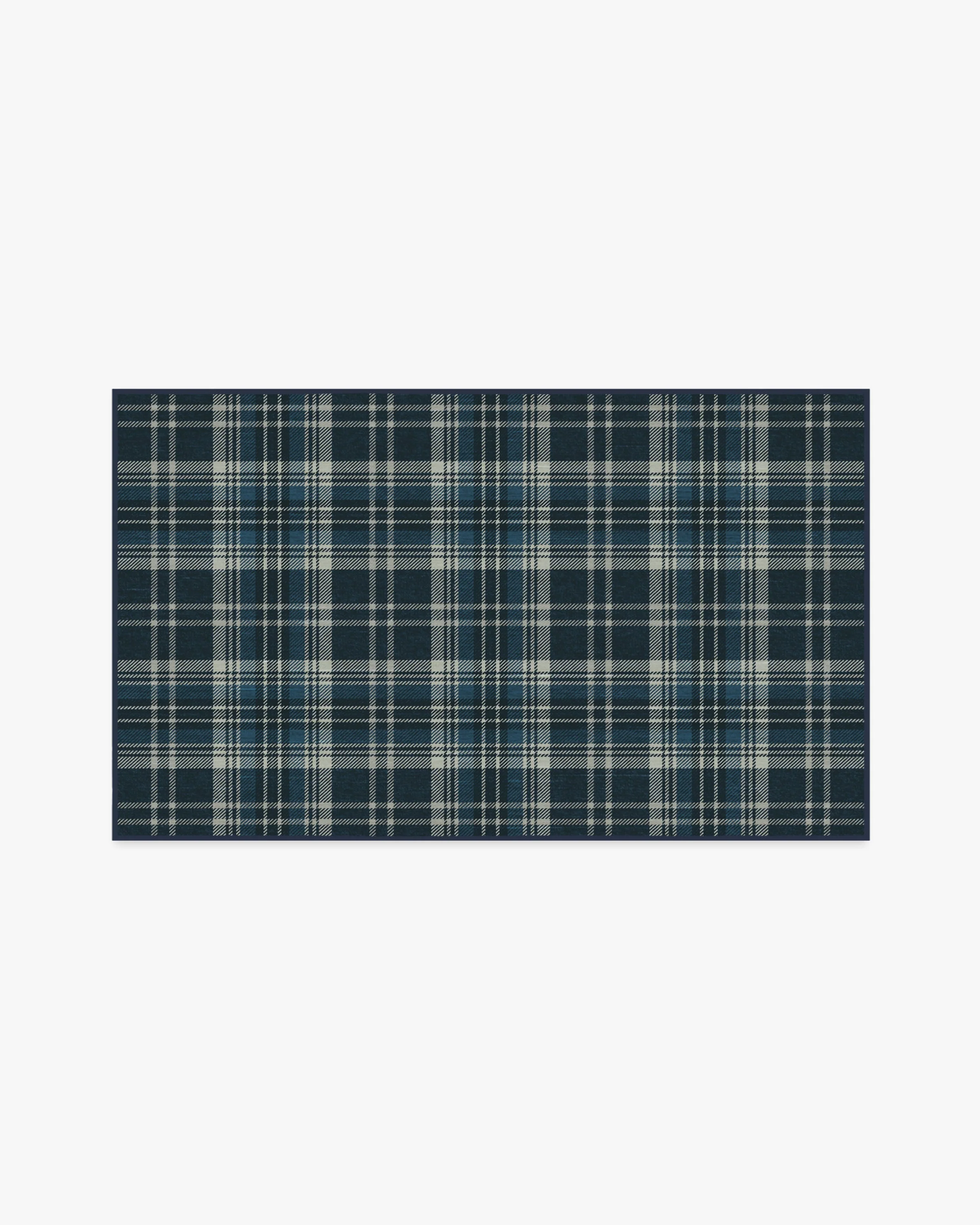 Dress Stewart Tartan Navy Flatwoven Rug